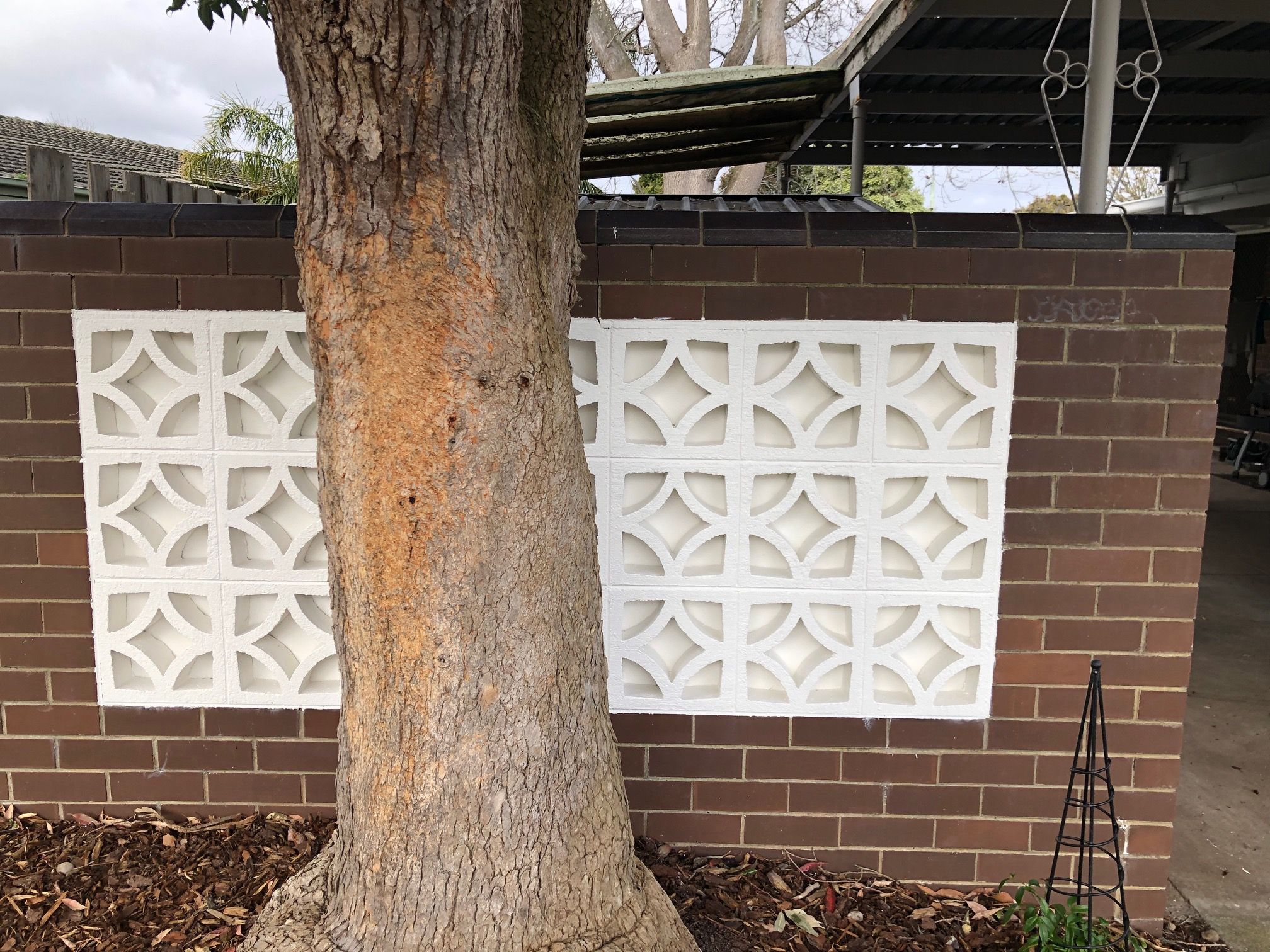 How to deal with these Besser blocks? Pa... Bunnings community