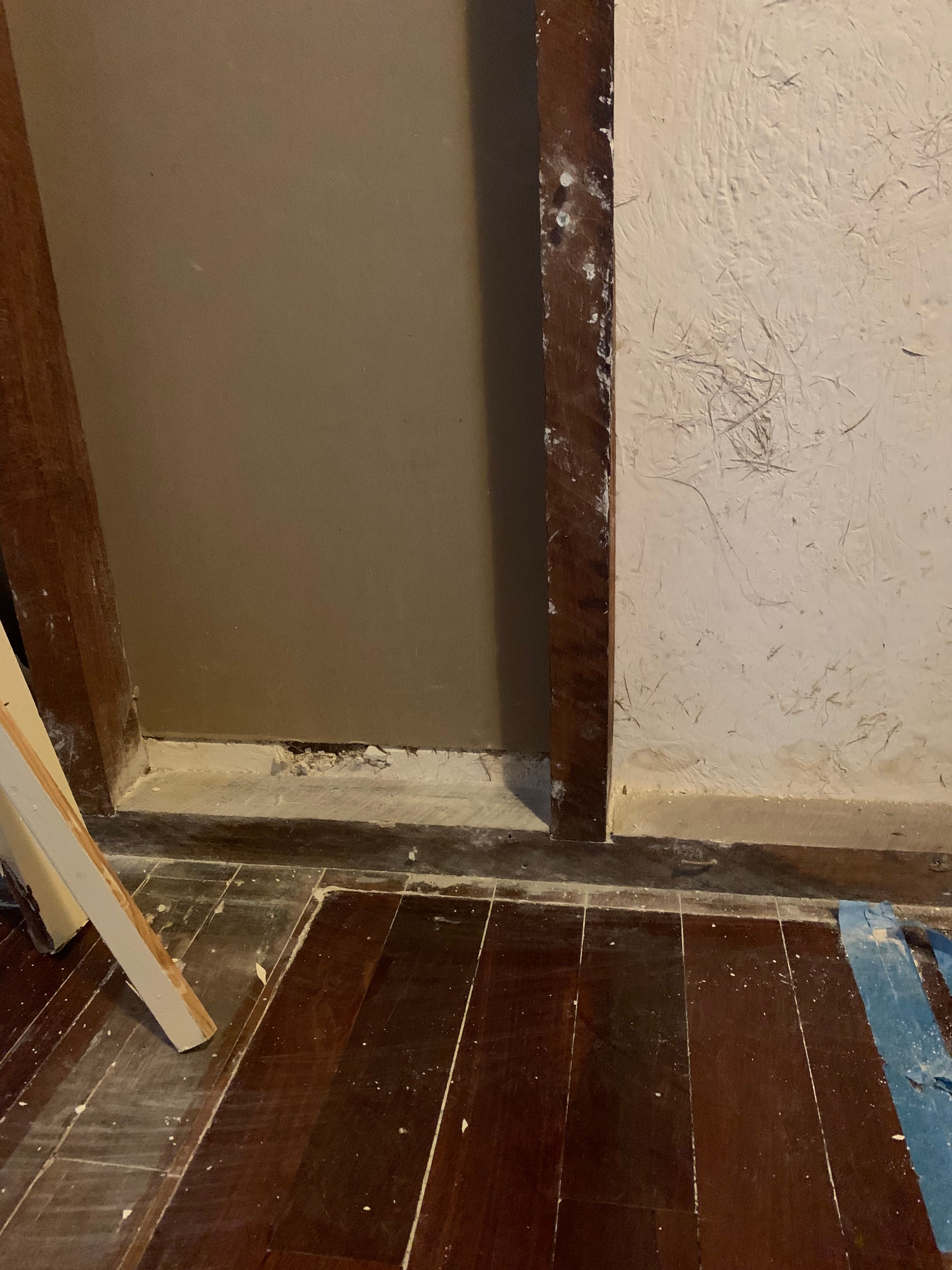 How to cut Jarrah floorboards close to s... Bunnings community