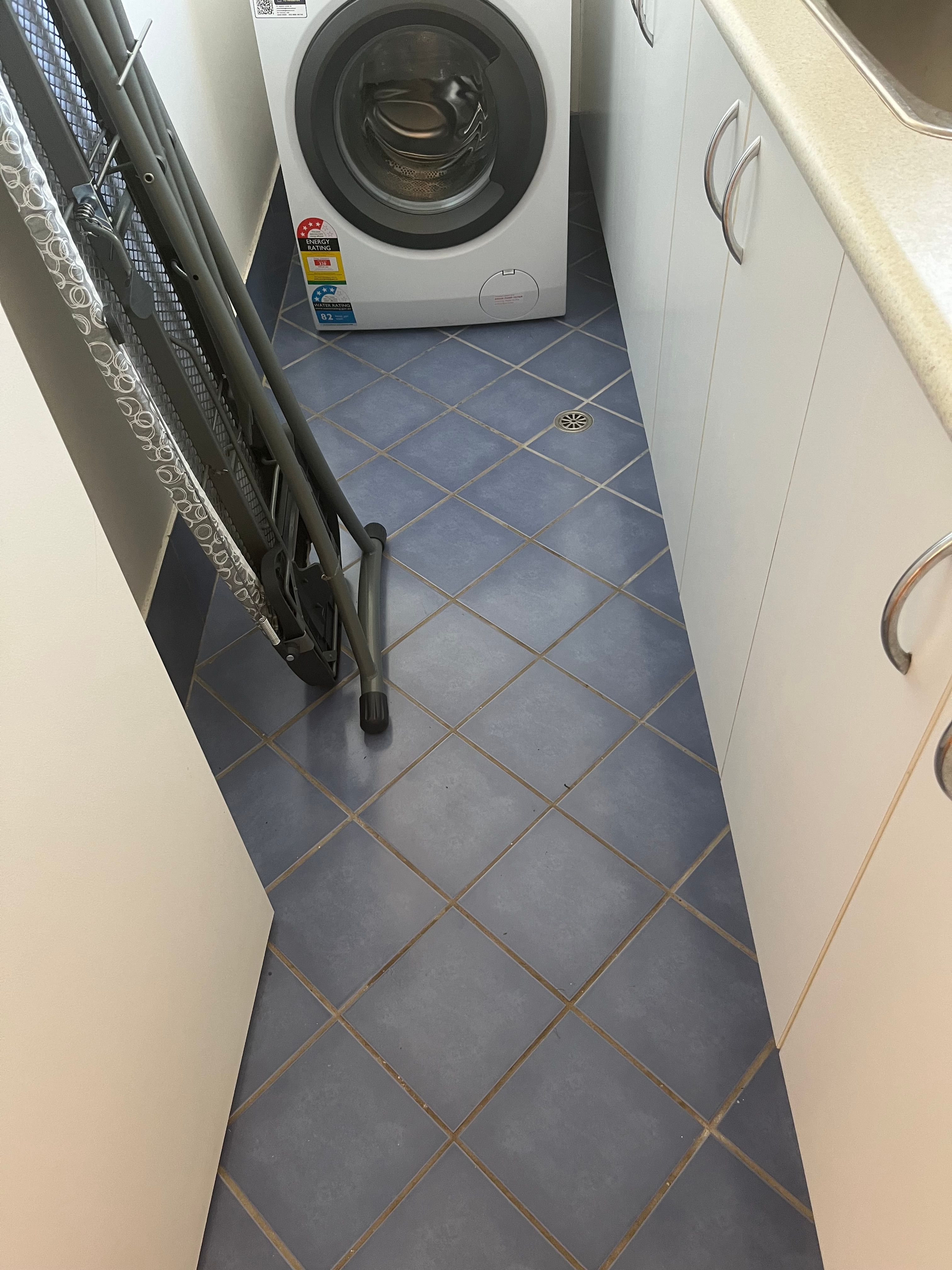 Easier to paint floor tiles or put vinyl... Bunnings community