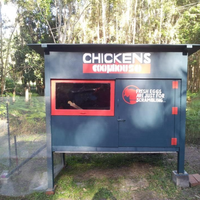 Chicken coop with Bunnings theme