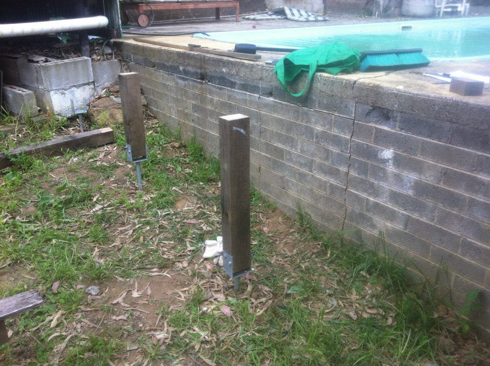 How to treat rotting Bali hut posts? Bunnings community