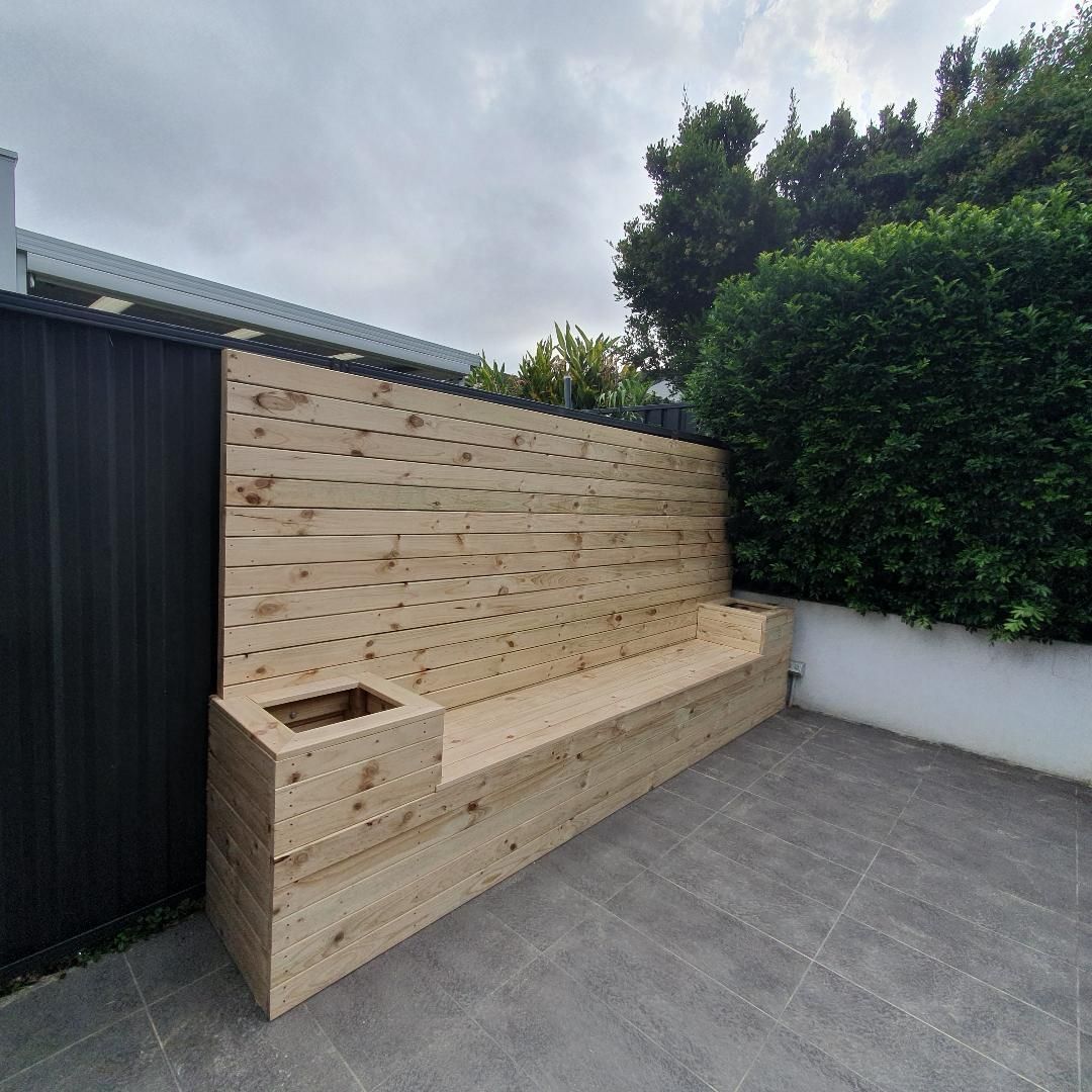 Planter box and seat Bunnings community