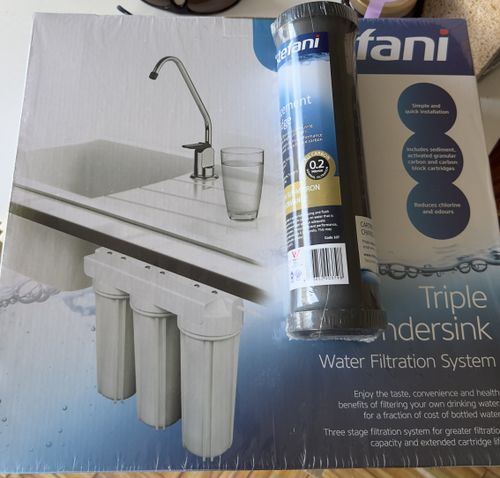 Triple Undersink System With 0.2 Micron Cartridge