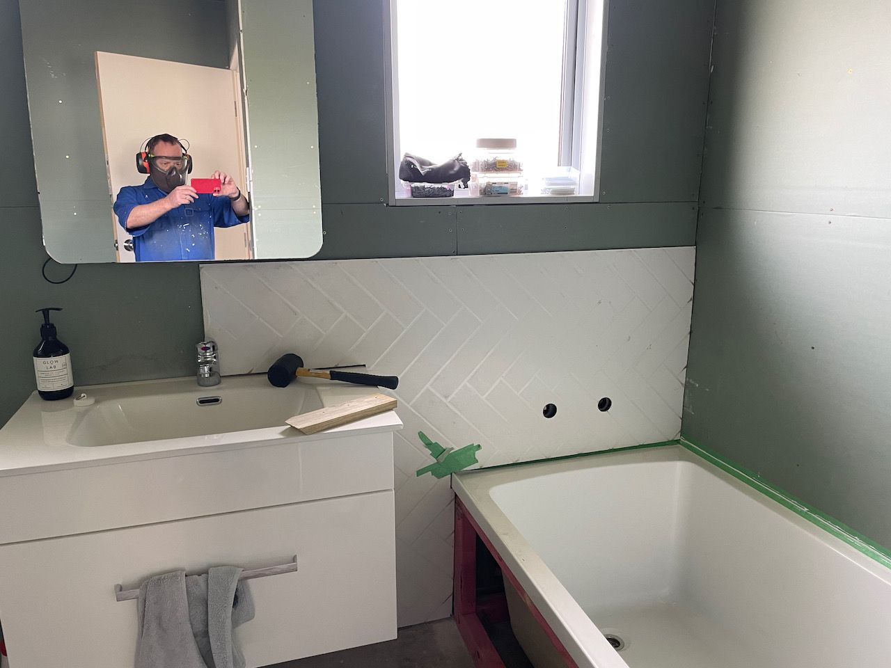Bathroom renovation with new bath and sh... Bunnings community