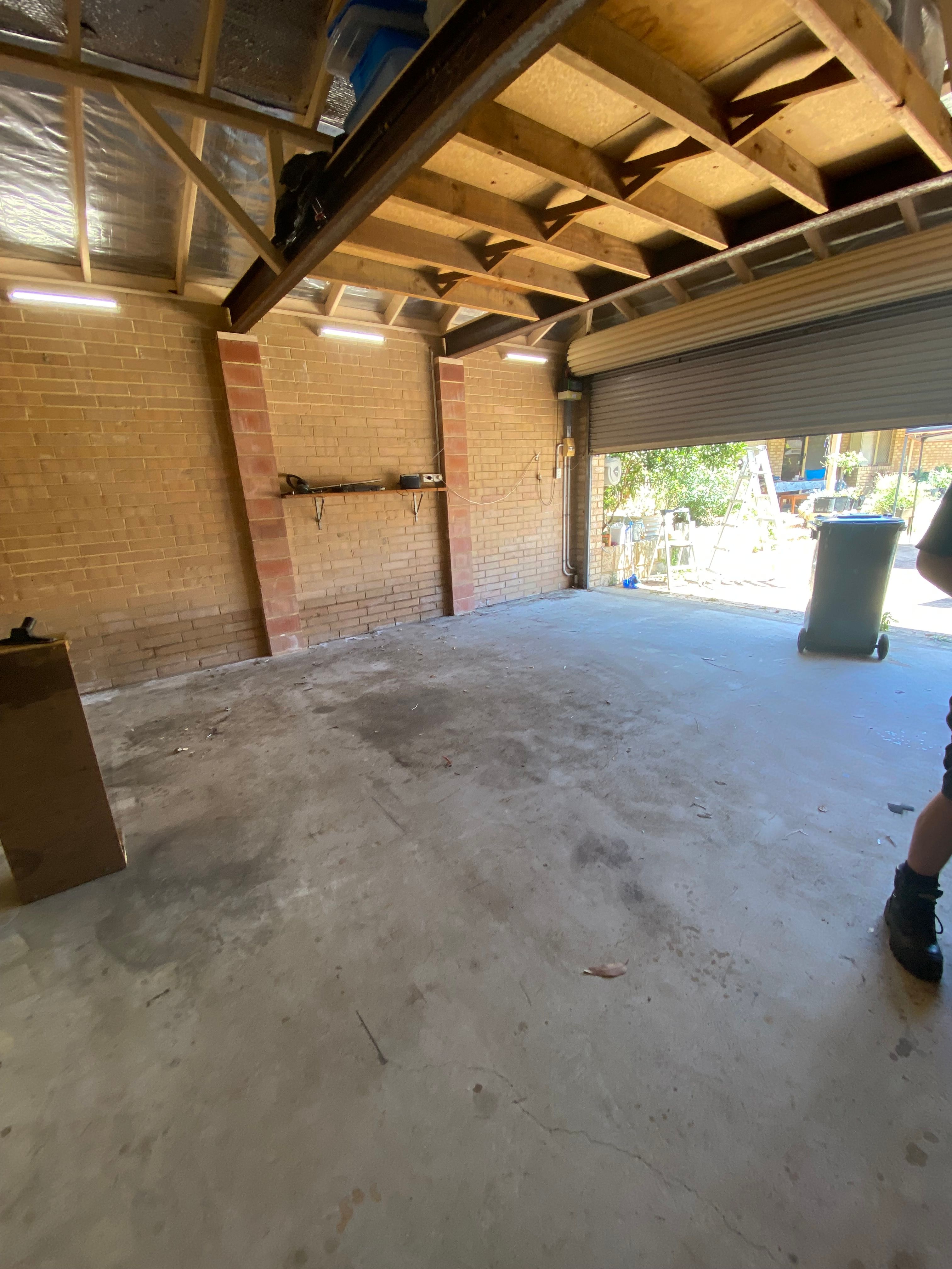 Solved How to seal garage wall and floor before... Bunnings