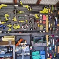Pegboards to organise tools
