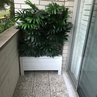 Balcony makeover with D.I.Y. planter box