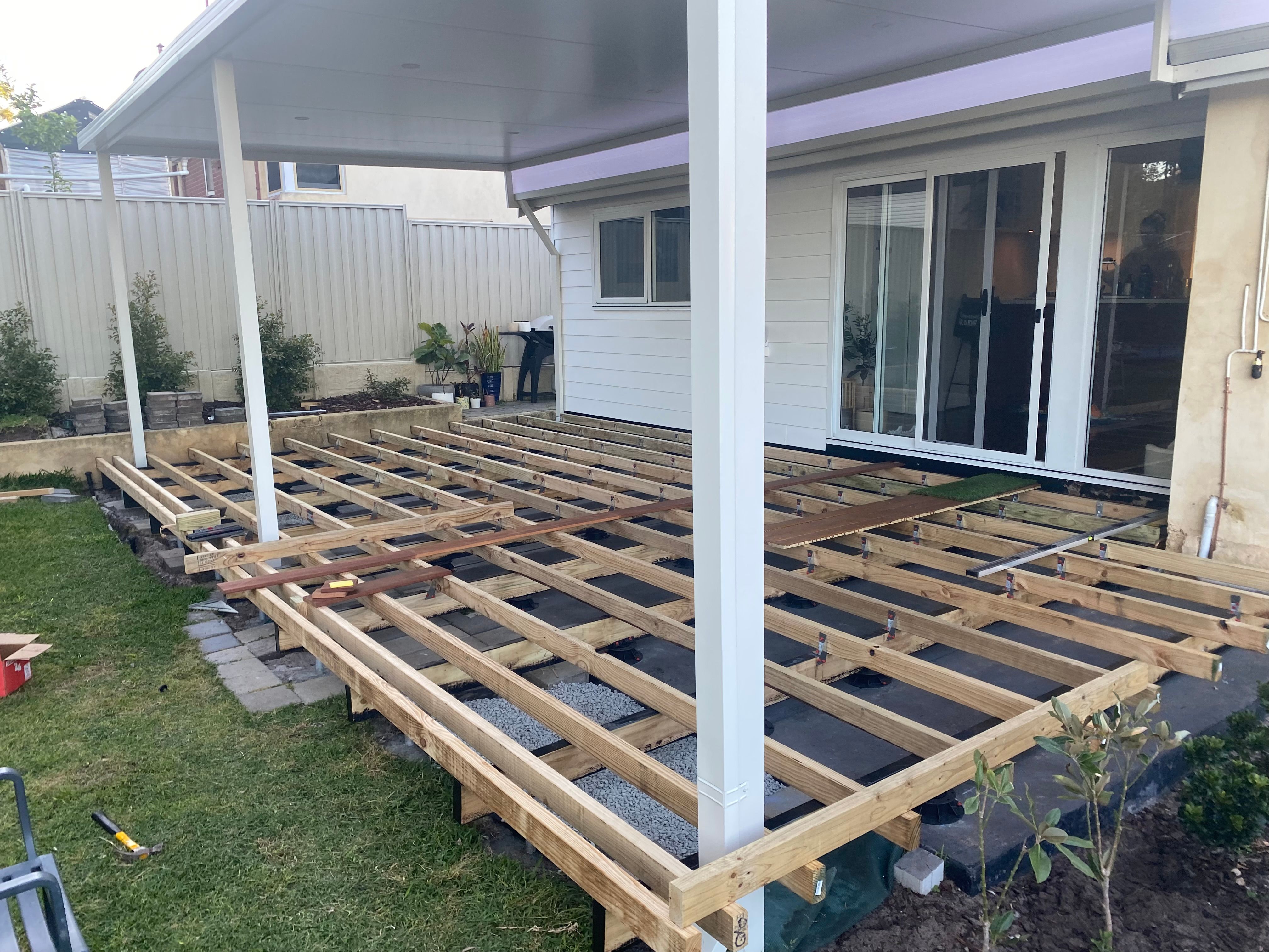 Solved How to build a lowlevel deck? Bunnings community
