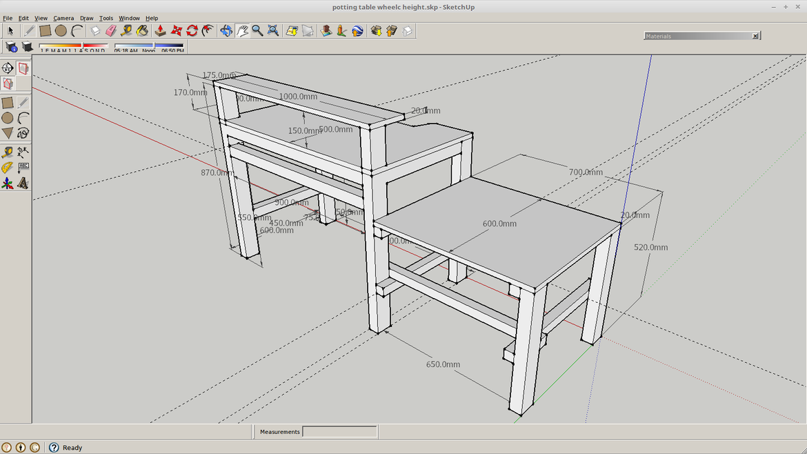 A better view of the landing.