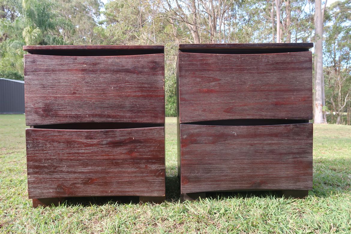 They definitely were worse for wear but had potential!