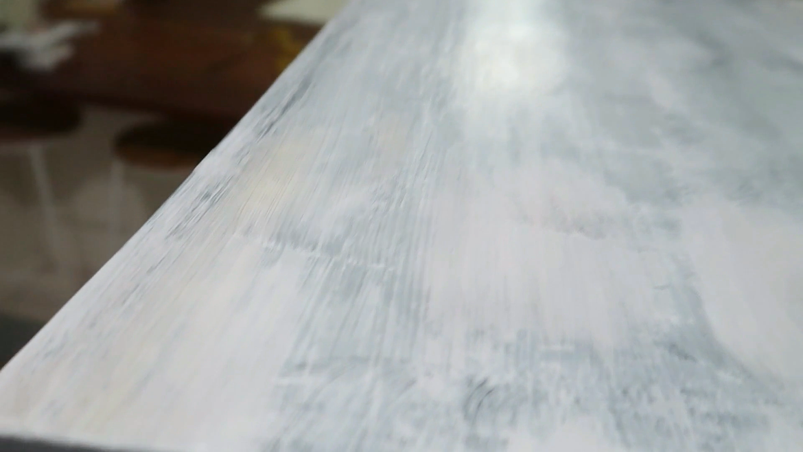 Noticing some bleed through from the exposed timeber.