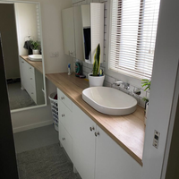 Budget bathroom, laundry and kitchen refresh