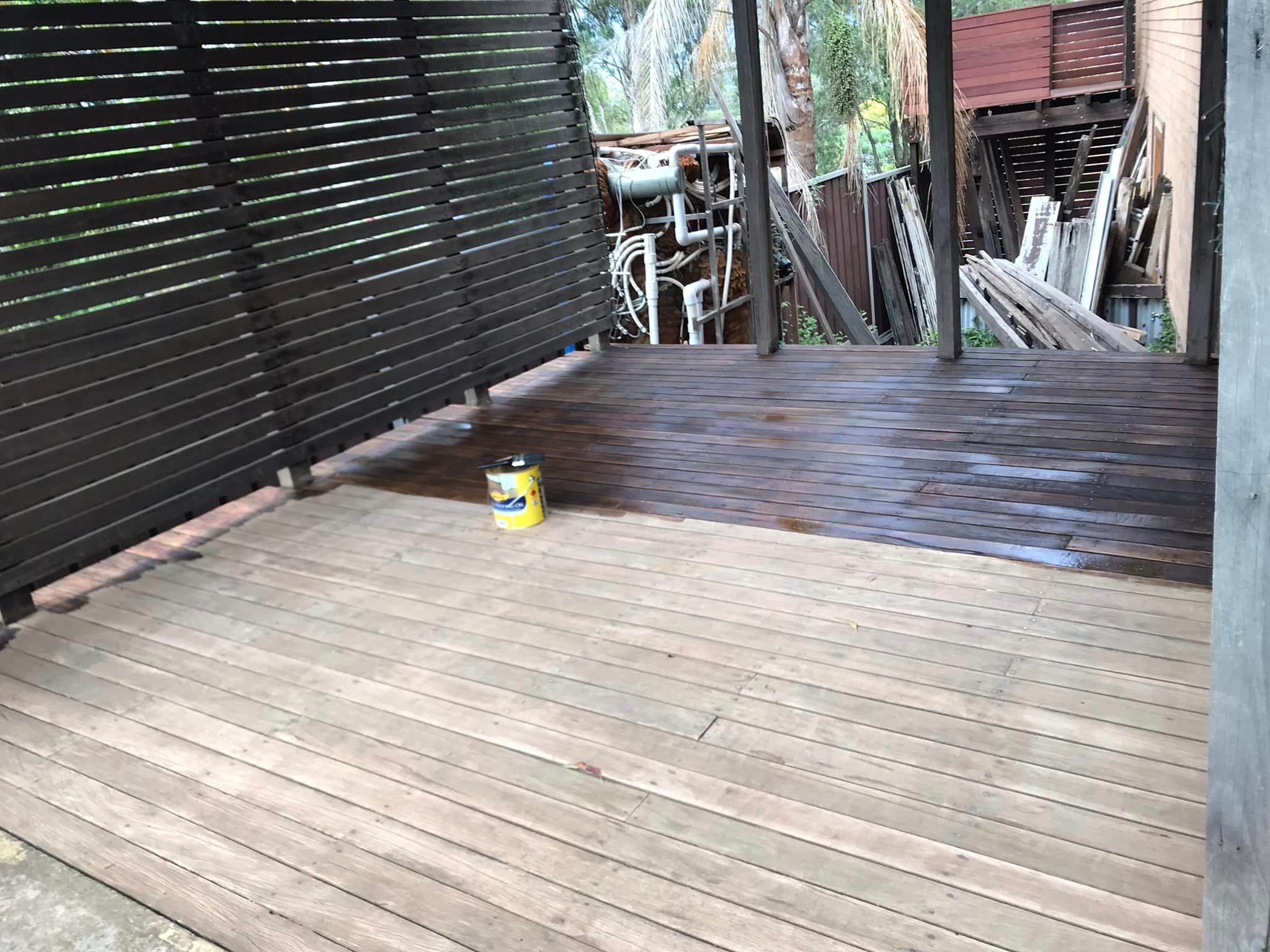 Why are there black spots on my deck aft... Bunnings community