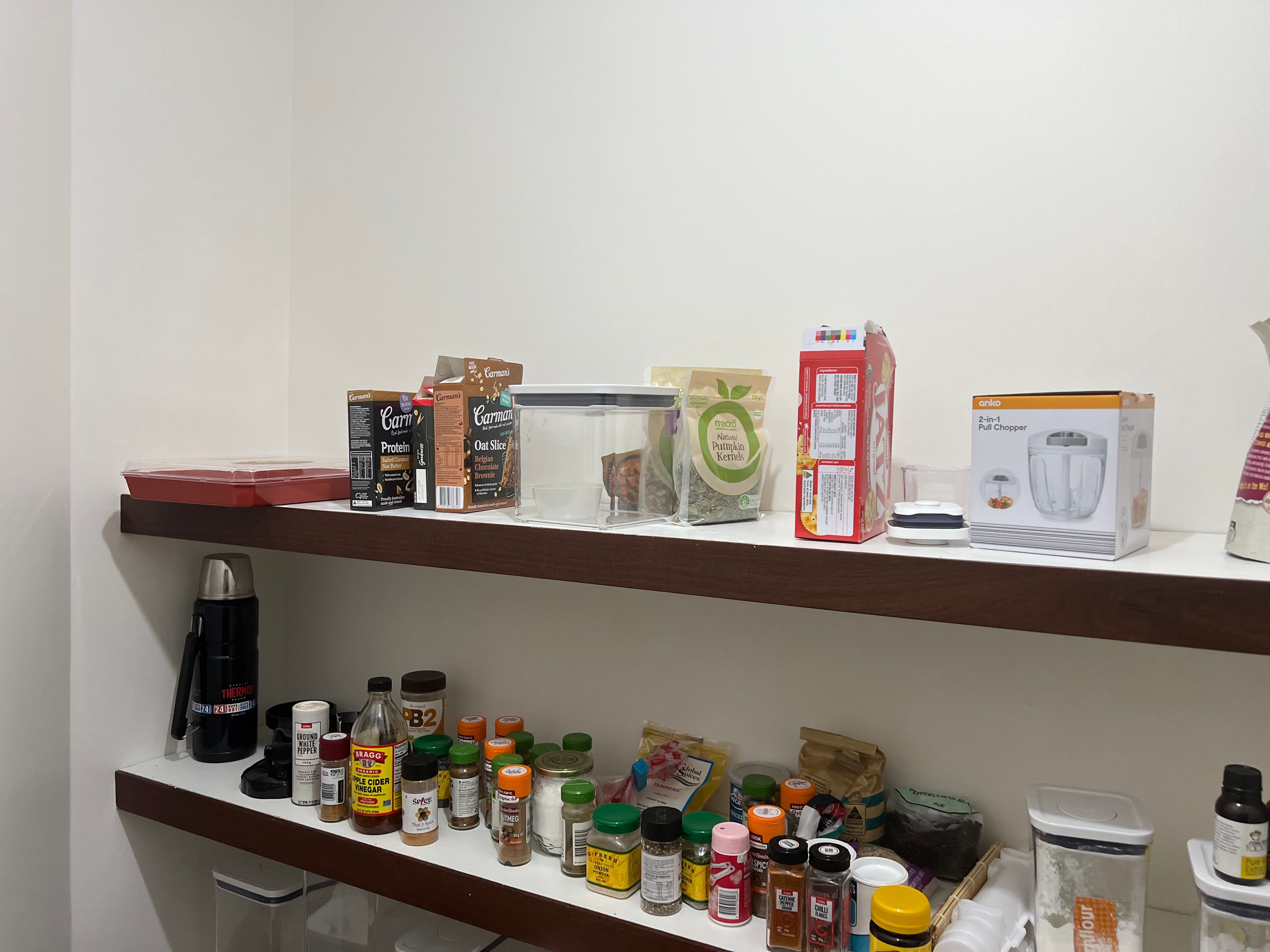 How to reinforce pantry shelves? Bunnings community