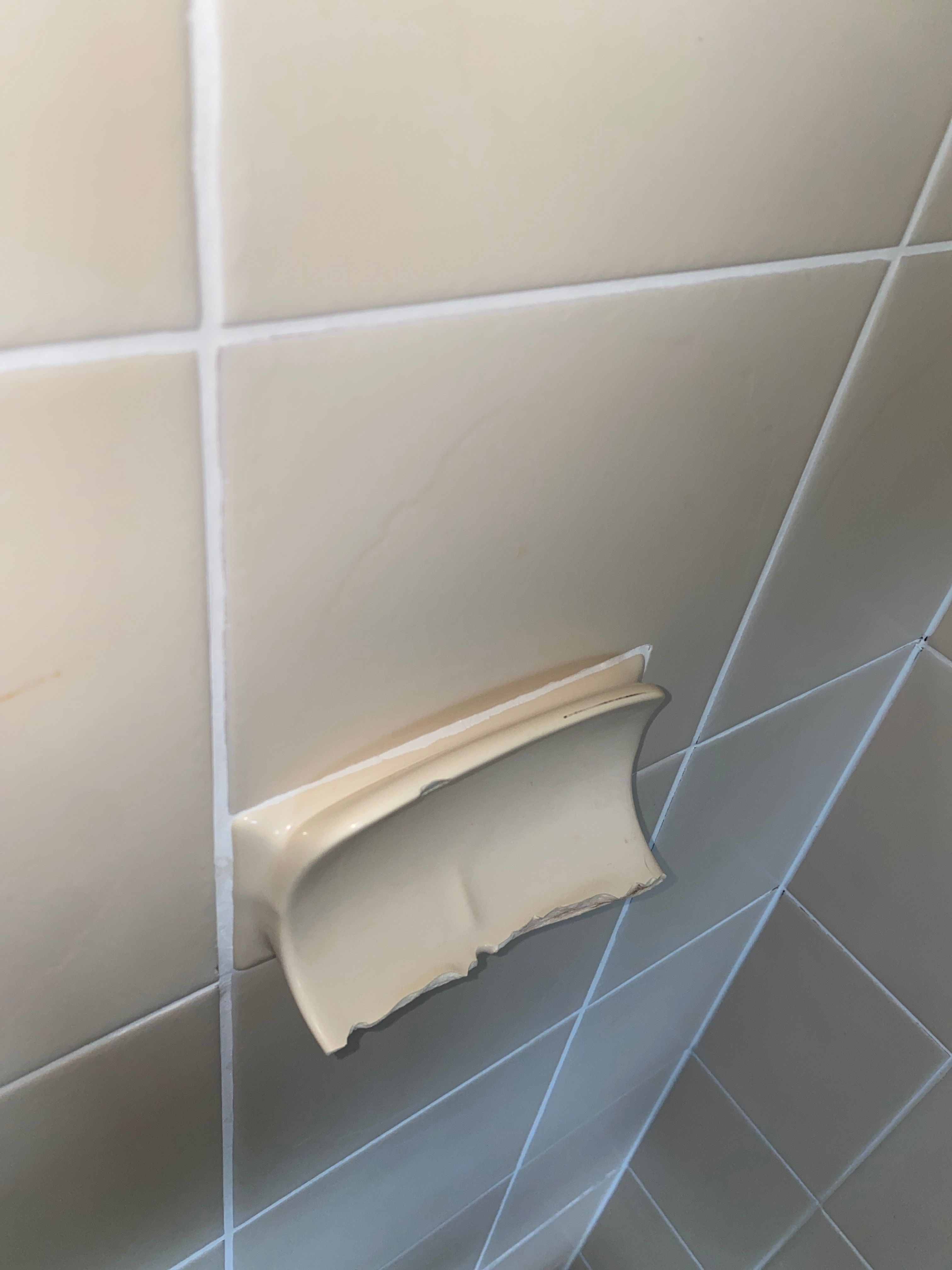 How to repair ceramic dish soap in showe... Bunnings community