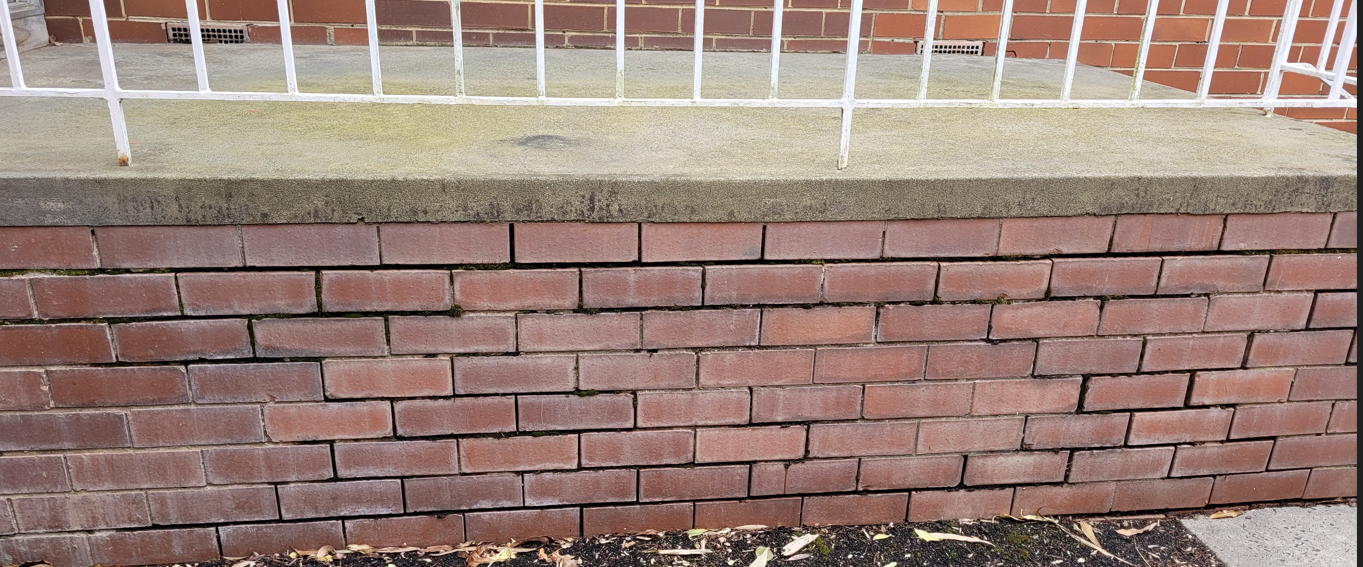 How to repoint wall under patio? Bunnings community