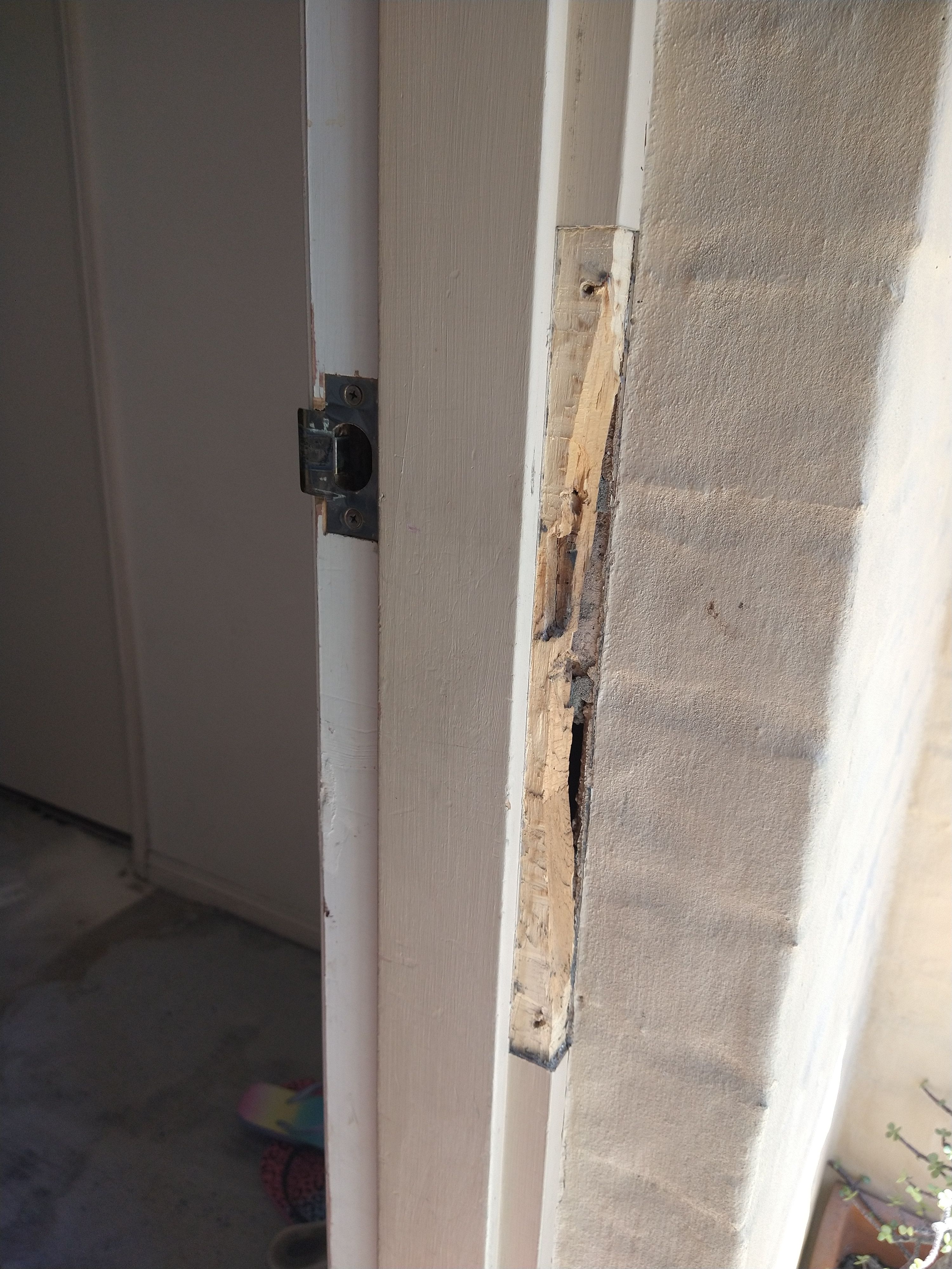 How to repair entry screen door jam? Bunnings community