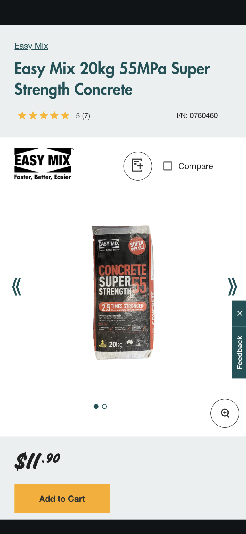 Concrete tabletop Bunnings community