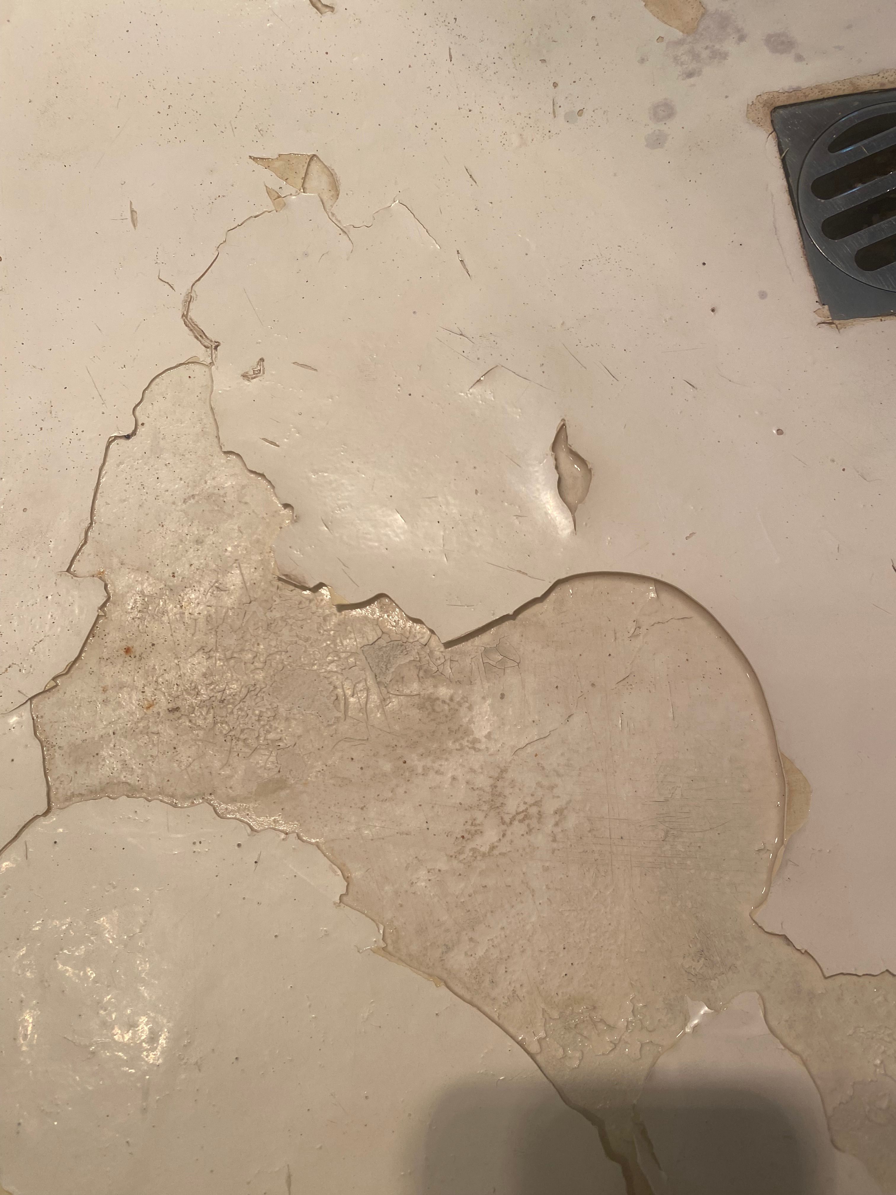 How to replace peeling shower base? Bunnings community