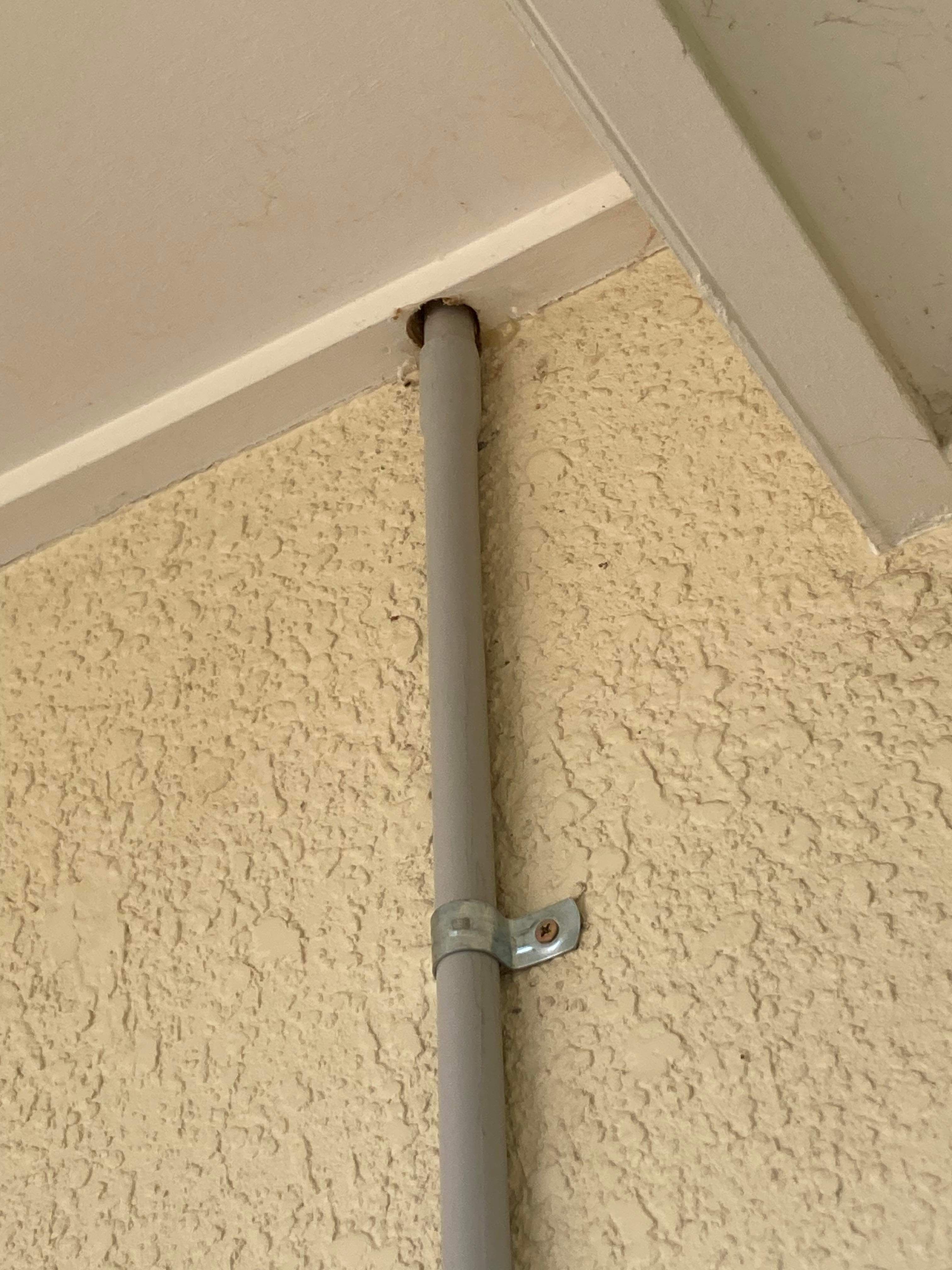 Solved Small hole made in eave for air con drai... Bunnings