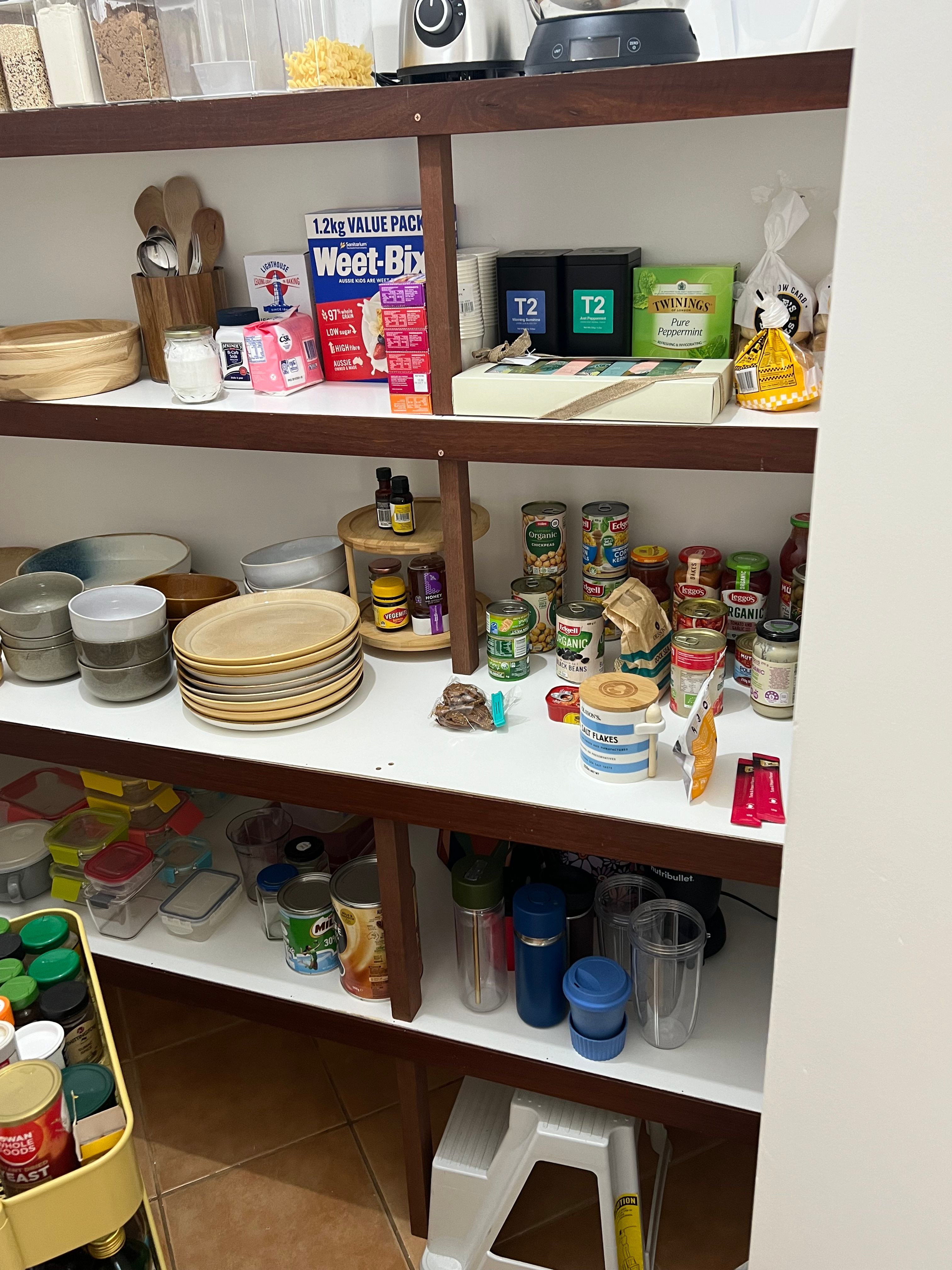 How to reinforce pantry shelves? Bunnings community