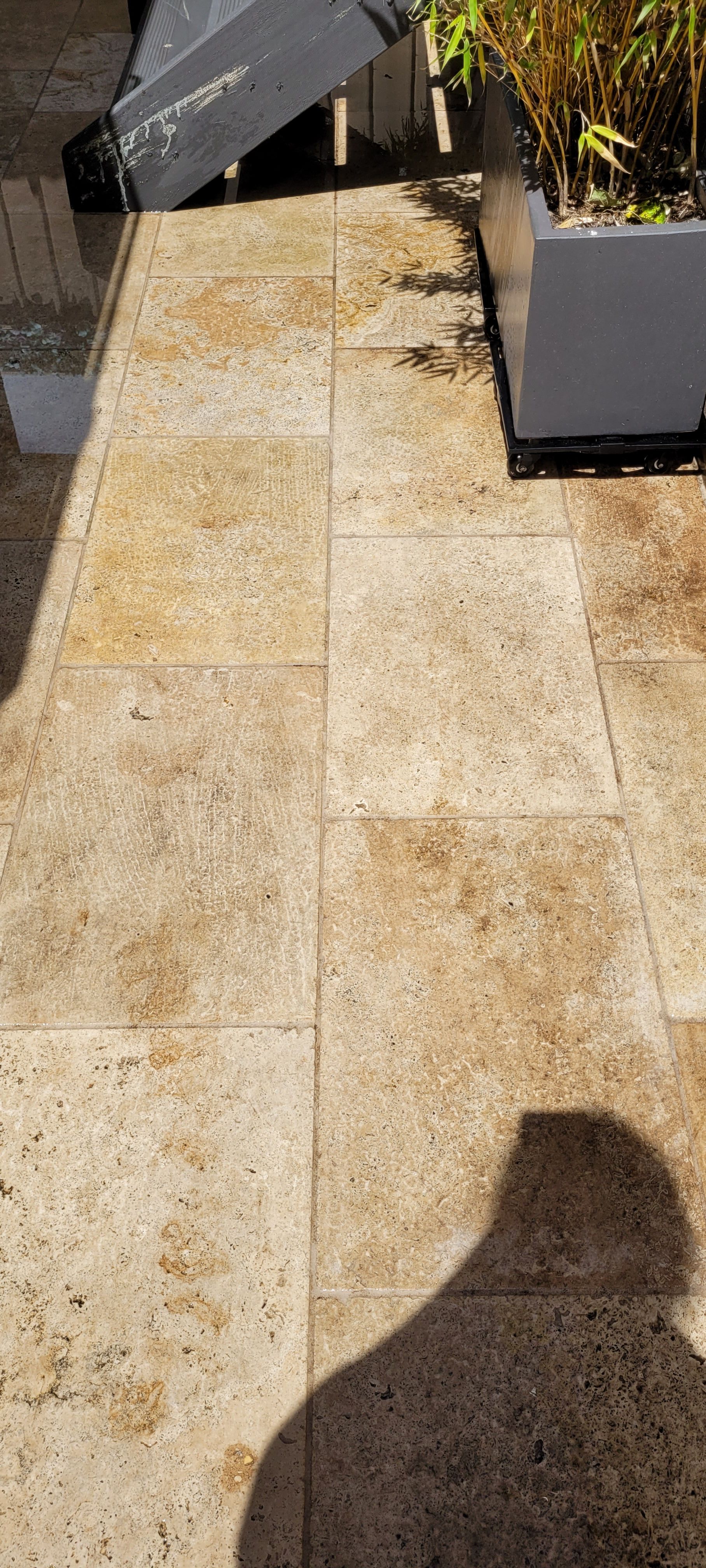 How to remove sealant on travertine pave... Bunnings community