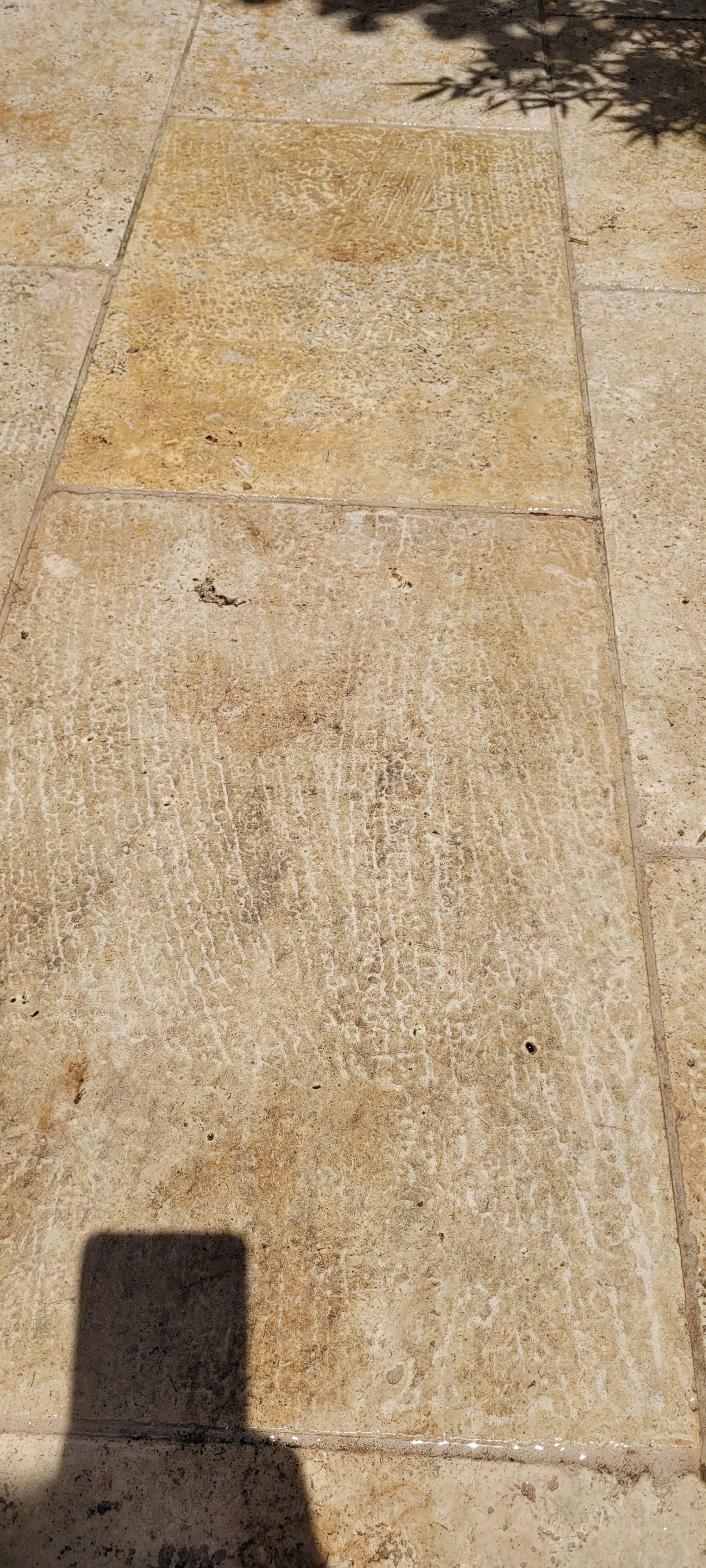 How to remove sealant on travertine pave... Bunnings community