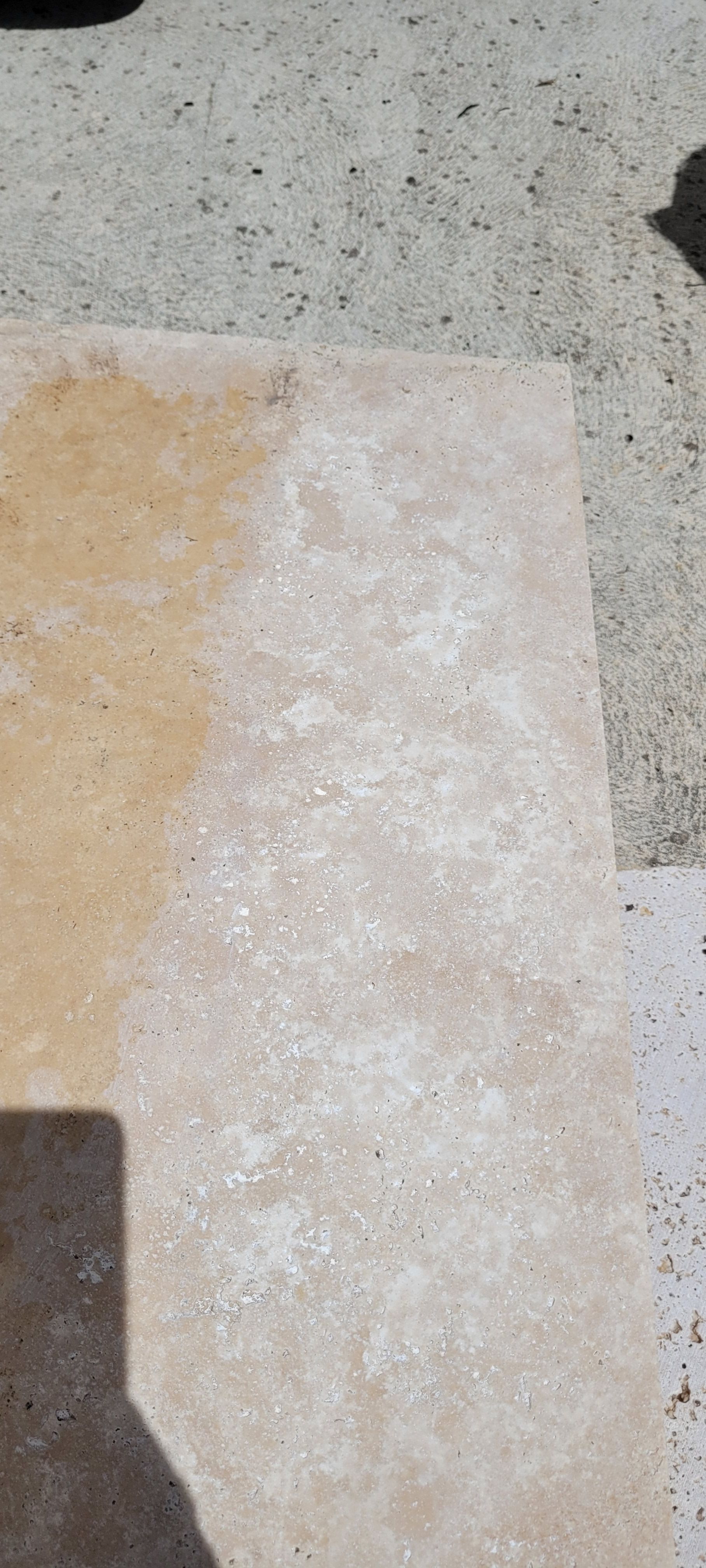 How to remove sealant on travertine pave... Bunnings community