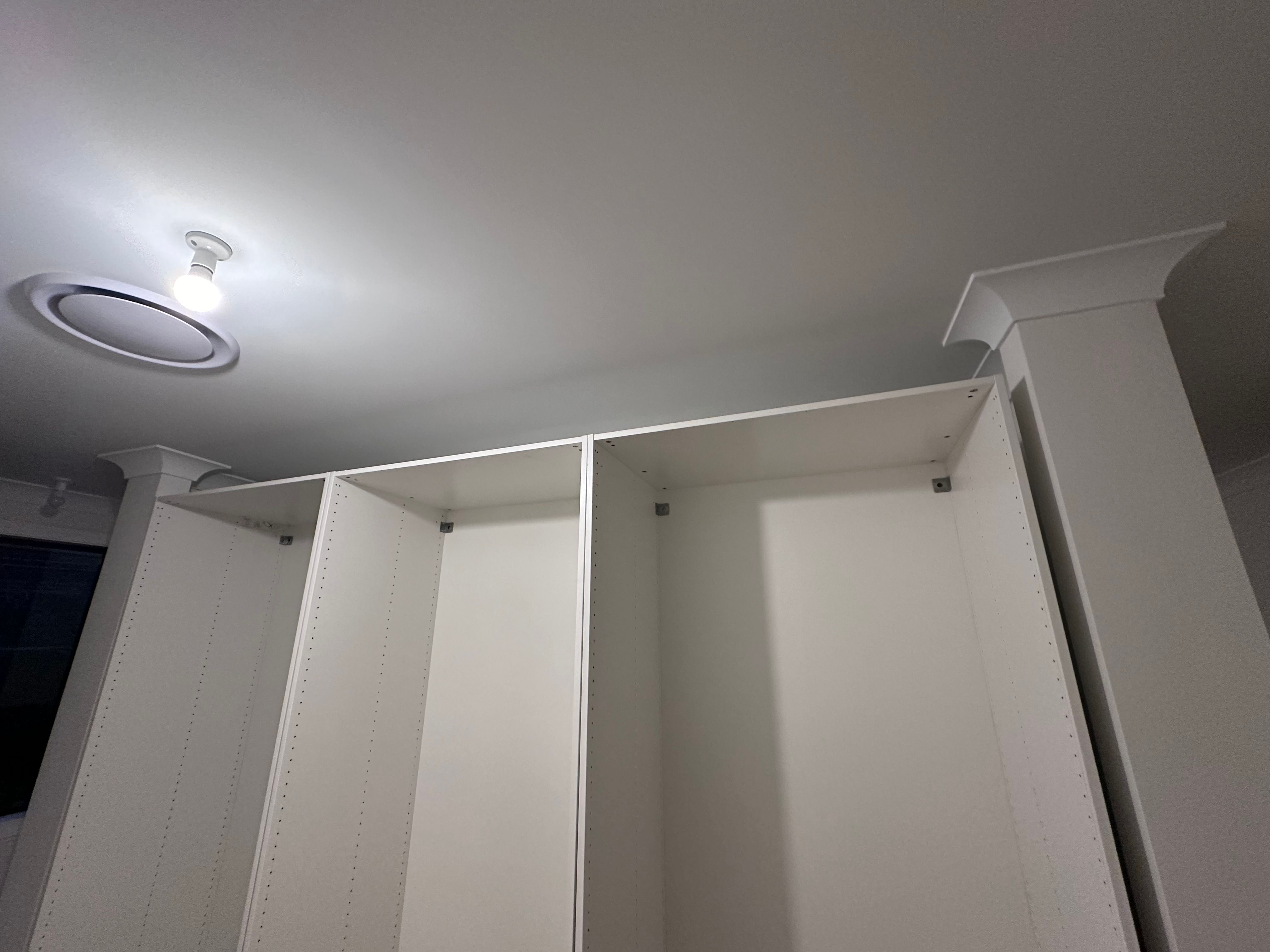 How to make my wardrobe look builtin? Bunnings community