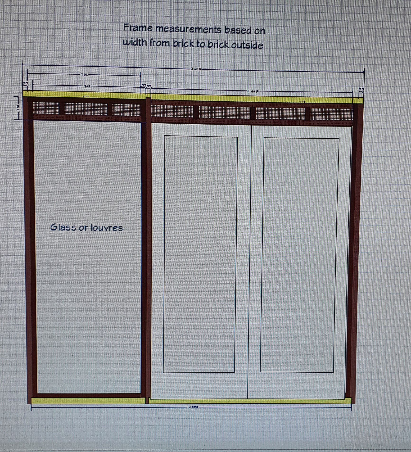 How to install French doors and frame? Bunnings community