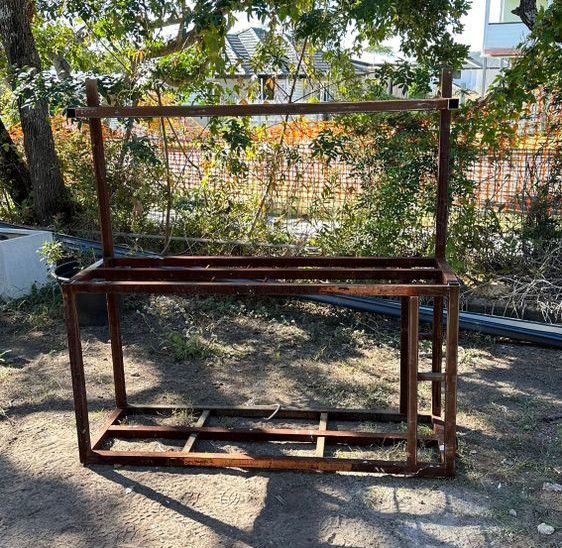 Upcycled potting table Bunnings community