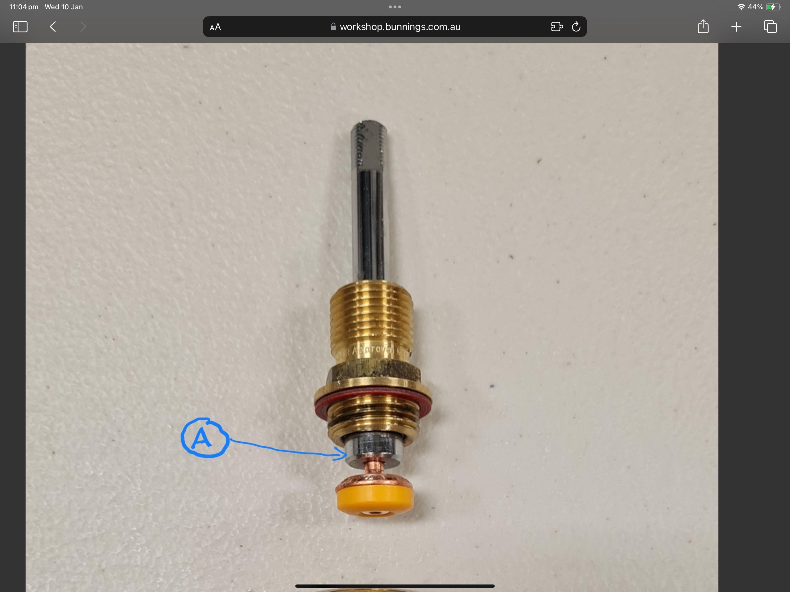 How to fix a dripping handheld showerhea... Bunnings community