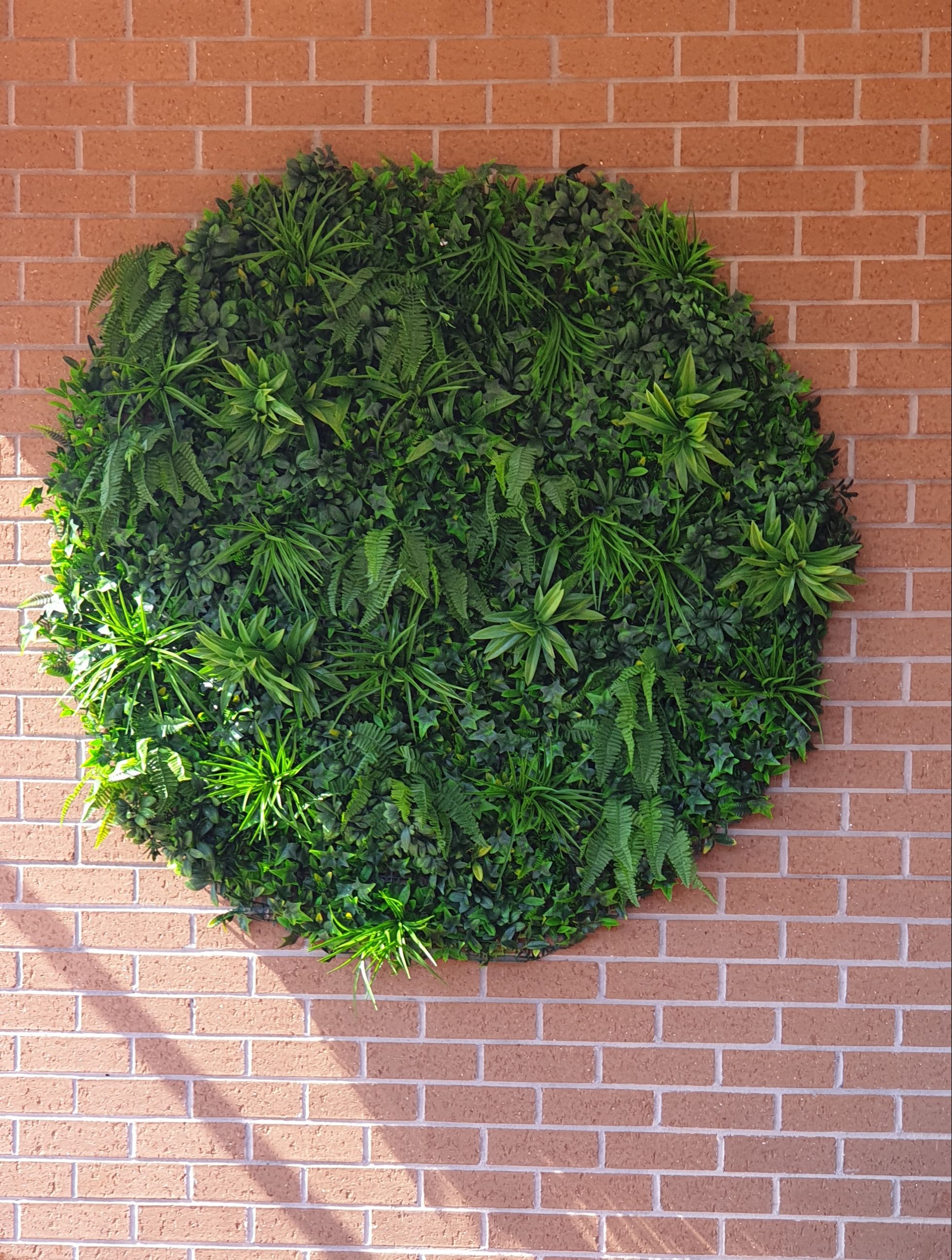 D.I.Y. artificial plant wall Bunnings community