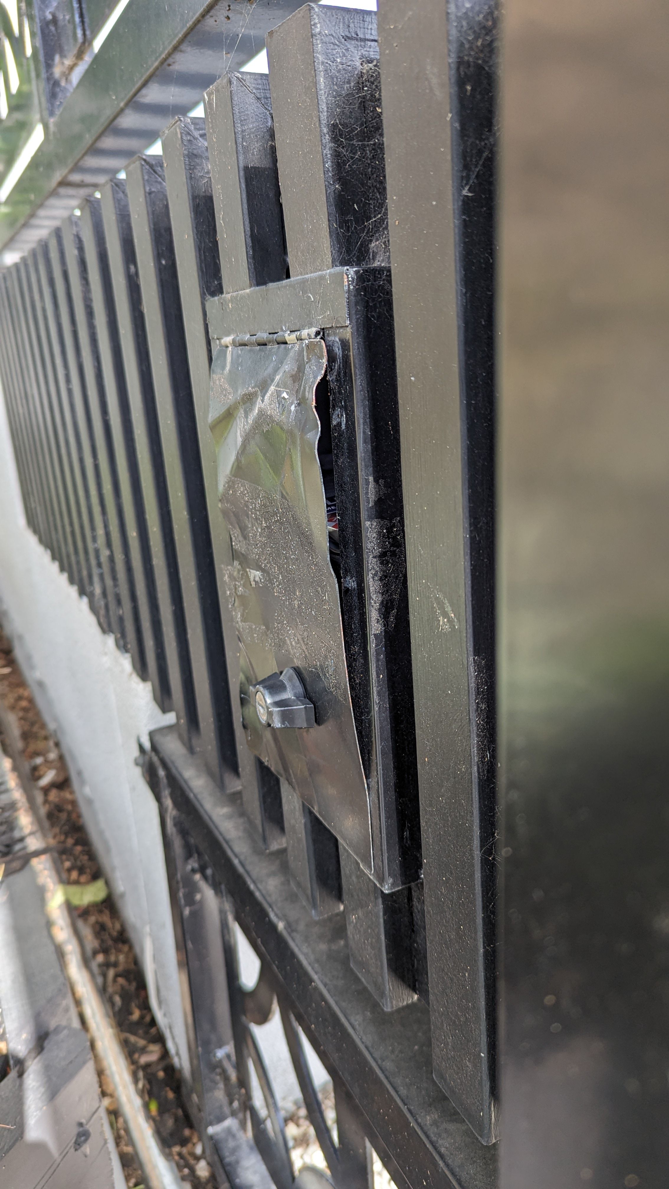 How to repair mailbox interfering slidin... Bunnings community