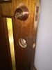 drill door handle and latch holes