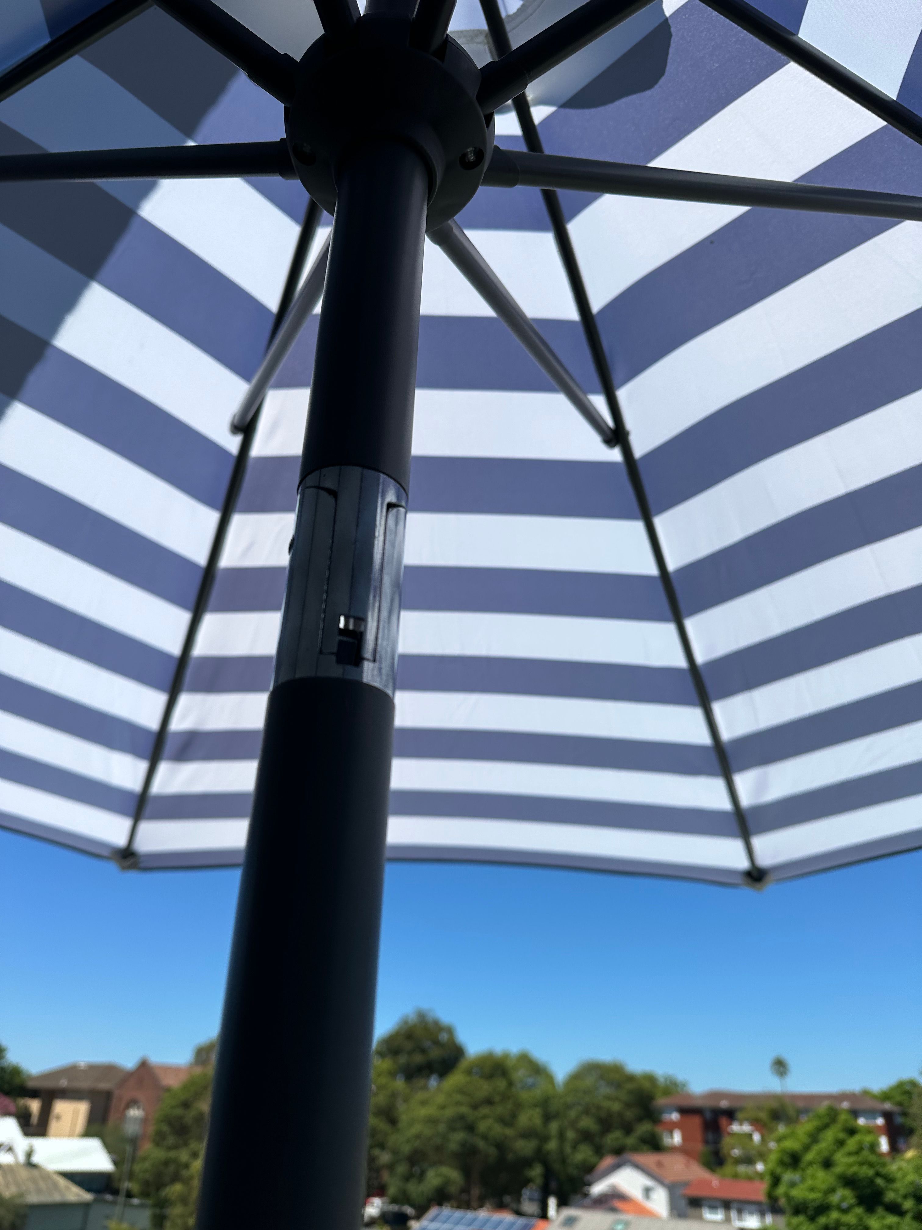 How to right a tilted umbrella? | Bunnings Workshop community