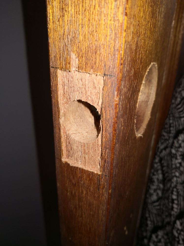 chisel out a spot for the latch plate to sit flush against the door