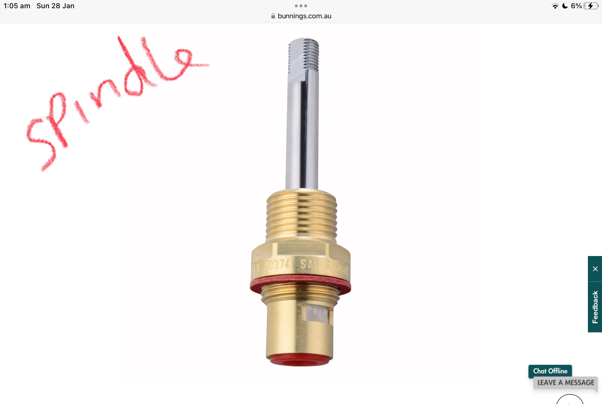 Why are the tap sets spindle parts diffe... Bunnings community