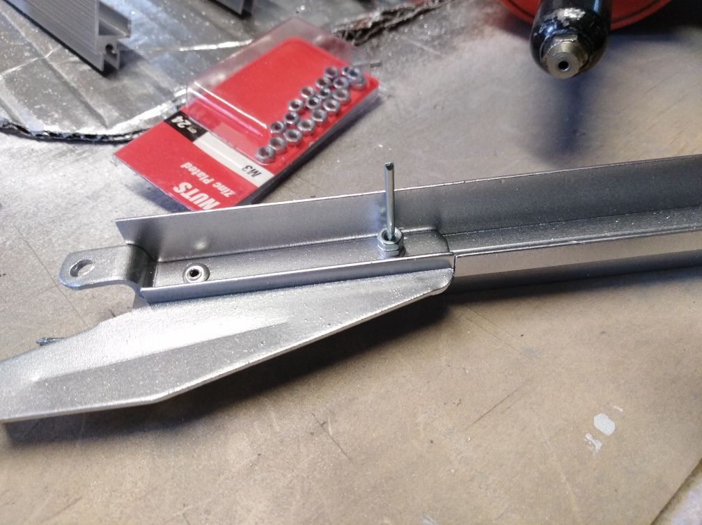 Use small nuts on rivet mandrel for better access to deep sections