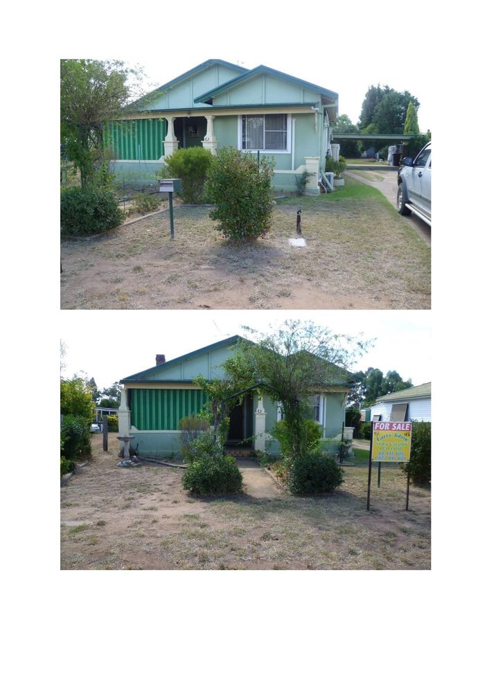 House at time of sale