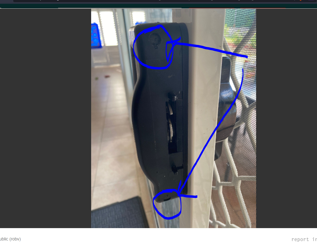 How to remove Whitco sliding door lock? Bunnings community