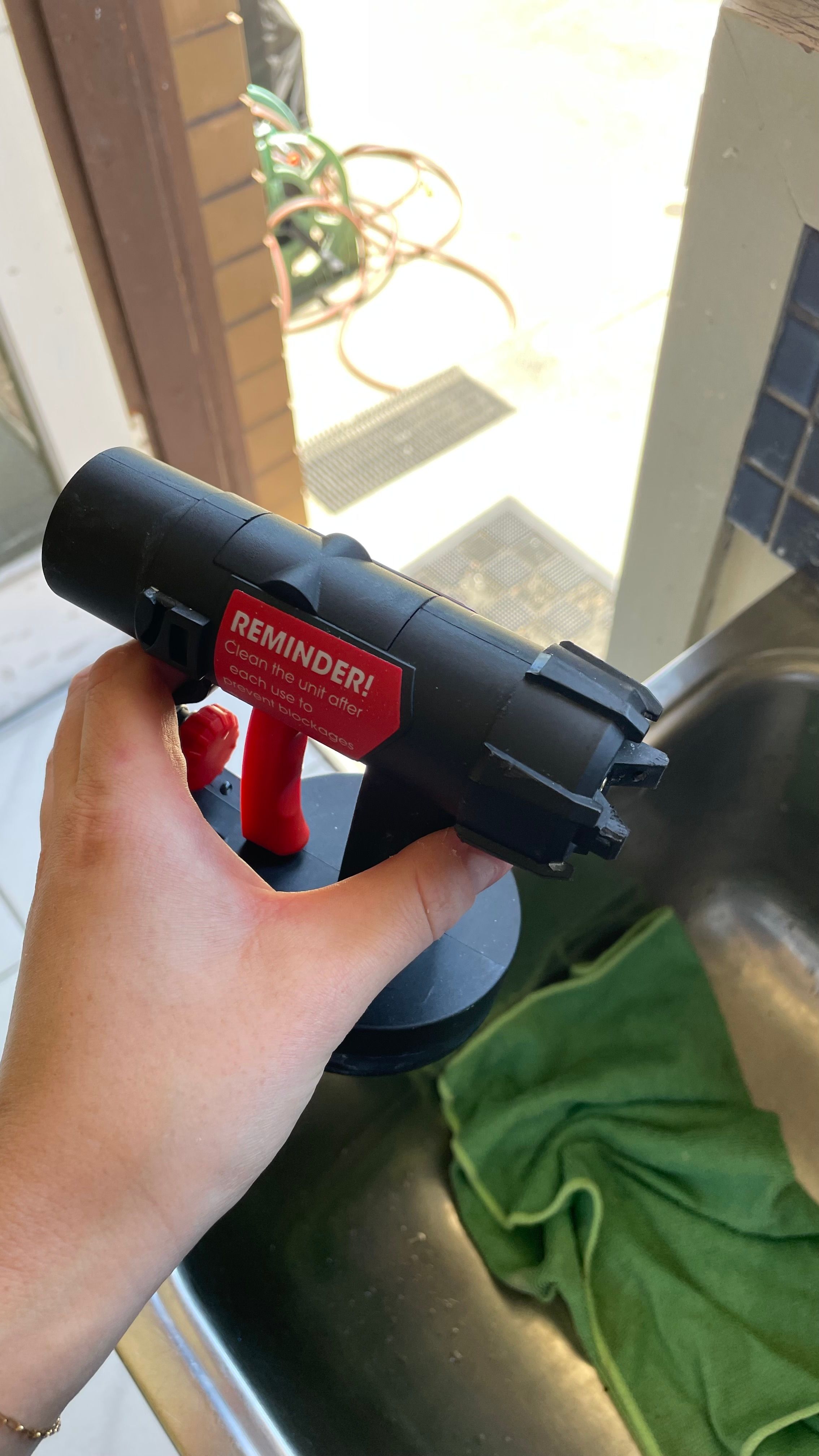 How to loosen Ozito spray gun air cap no... Bunnings community