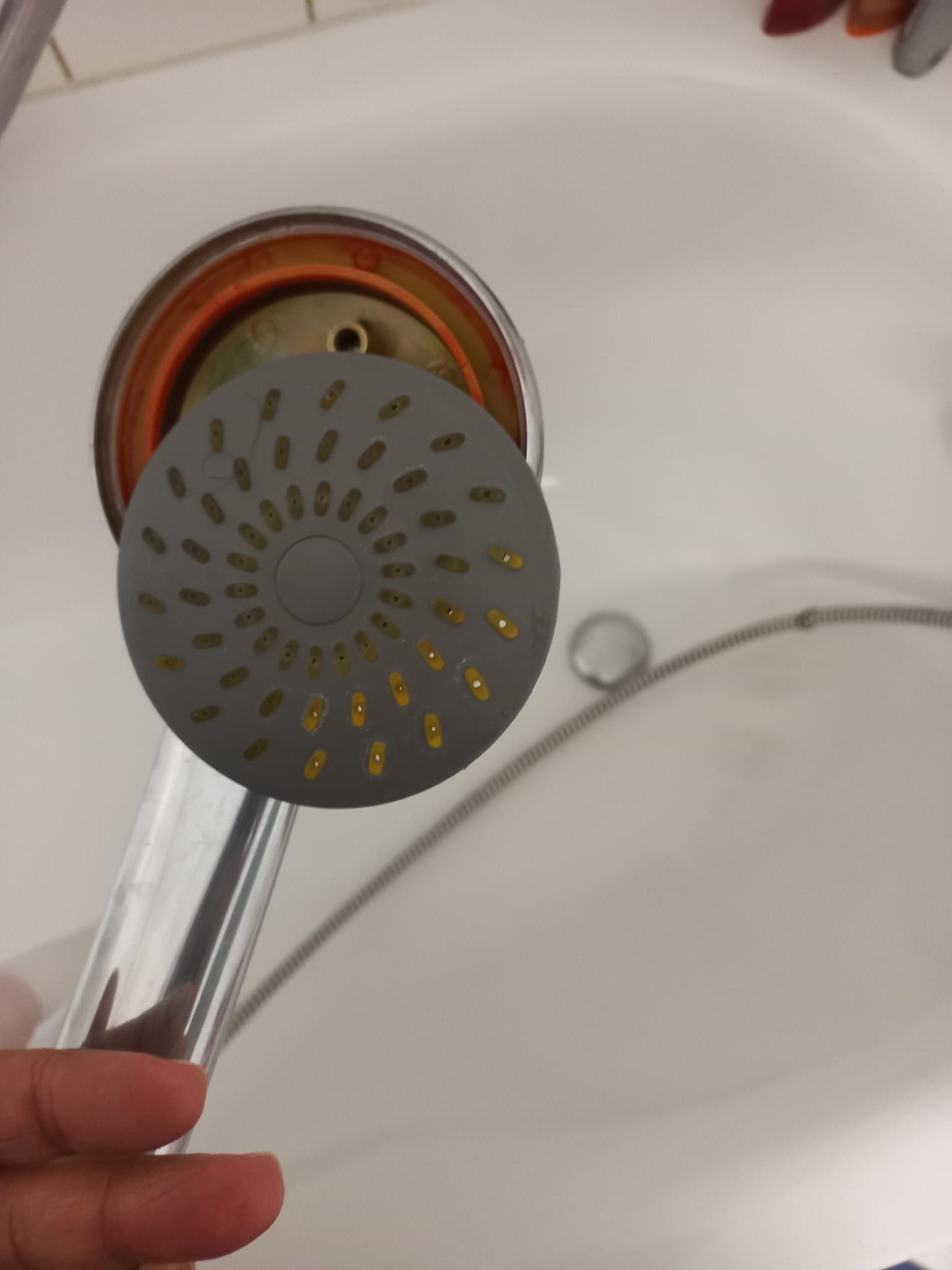 How to put cover back on hand shower? Bunnings community