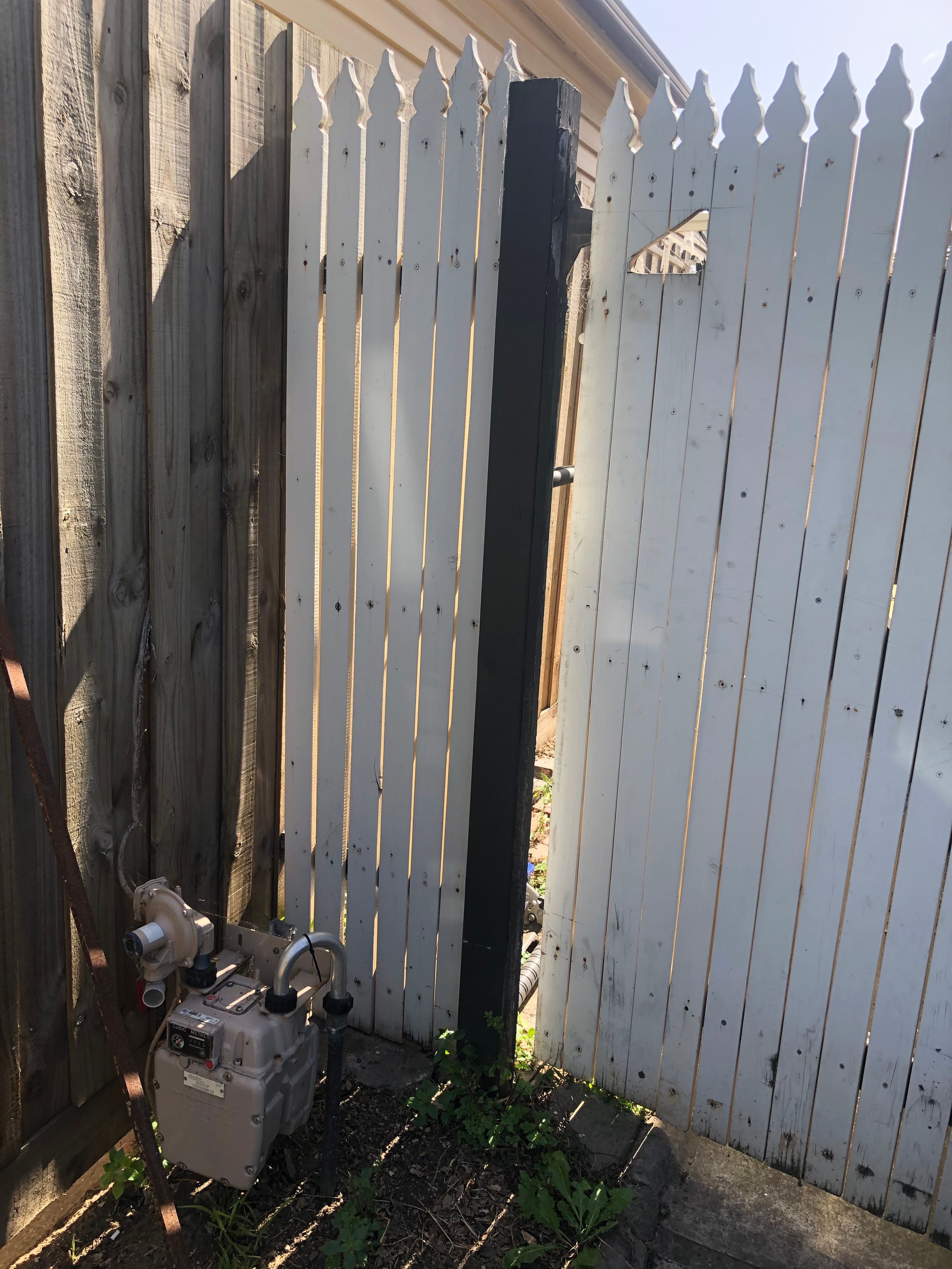 How to add support for a gate post? Bunnings community