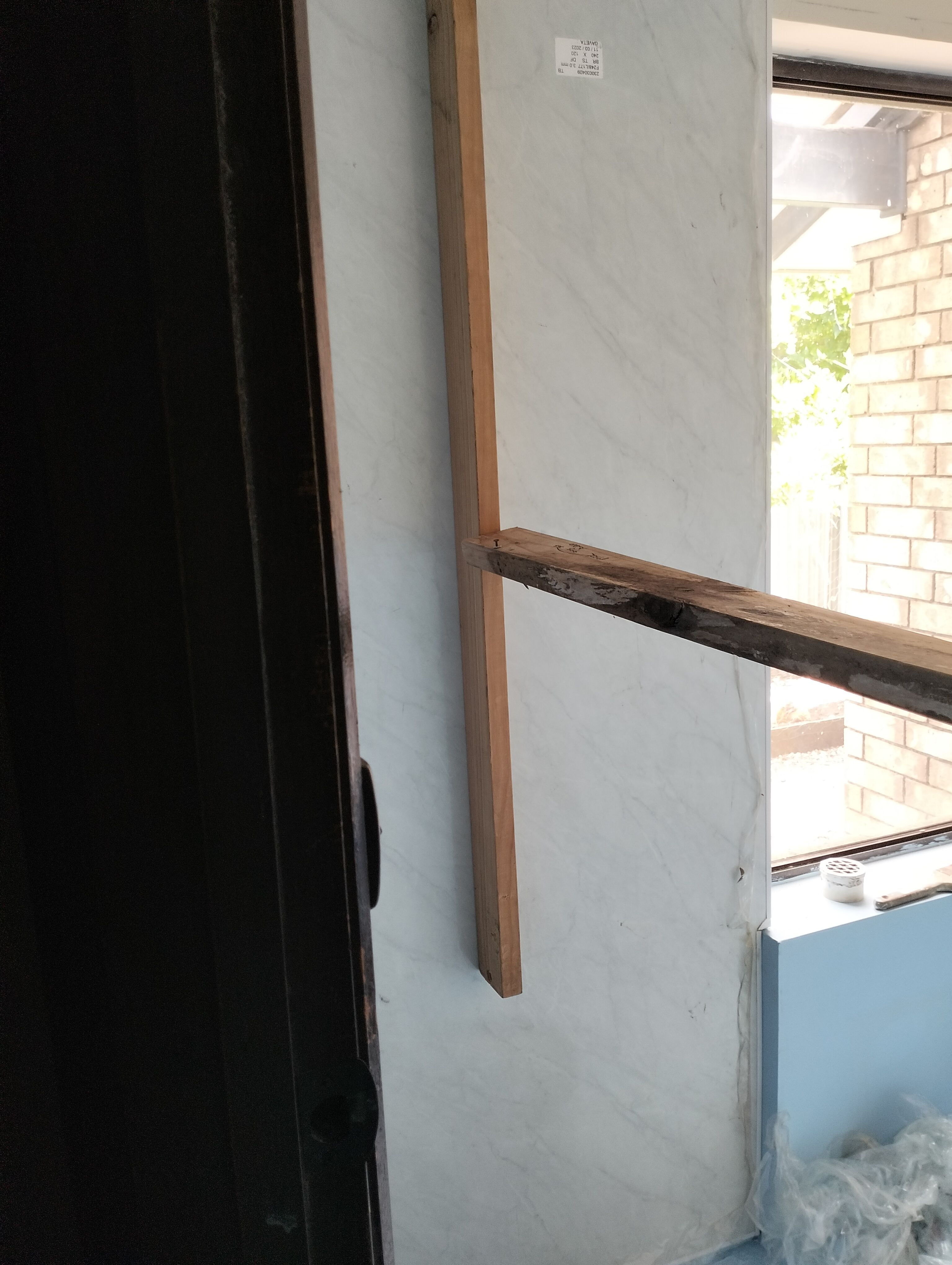 How to install wet wall panels? Bunnings community