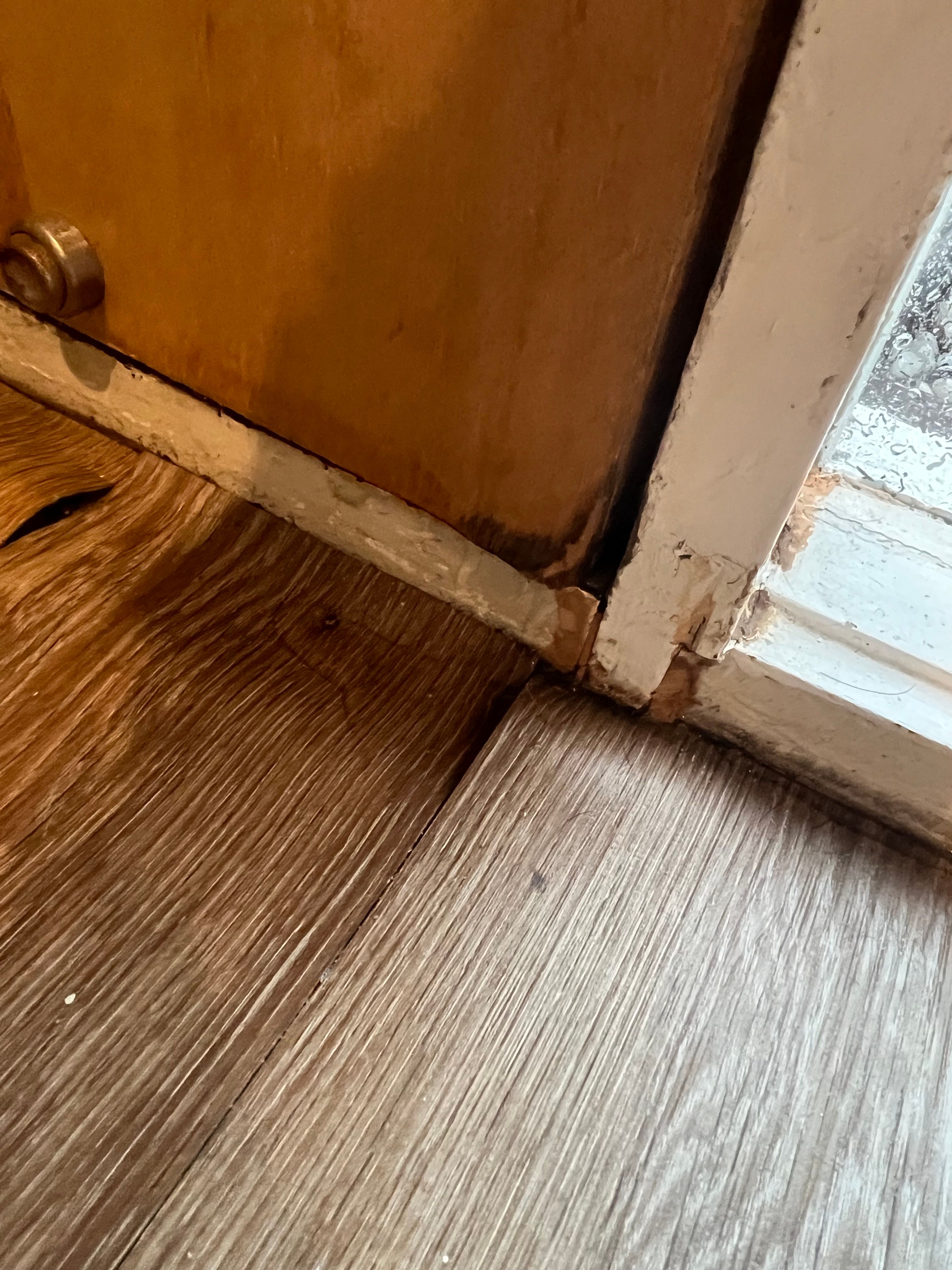 How can i stop rain seeping in under my Bunnings community