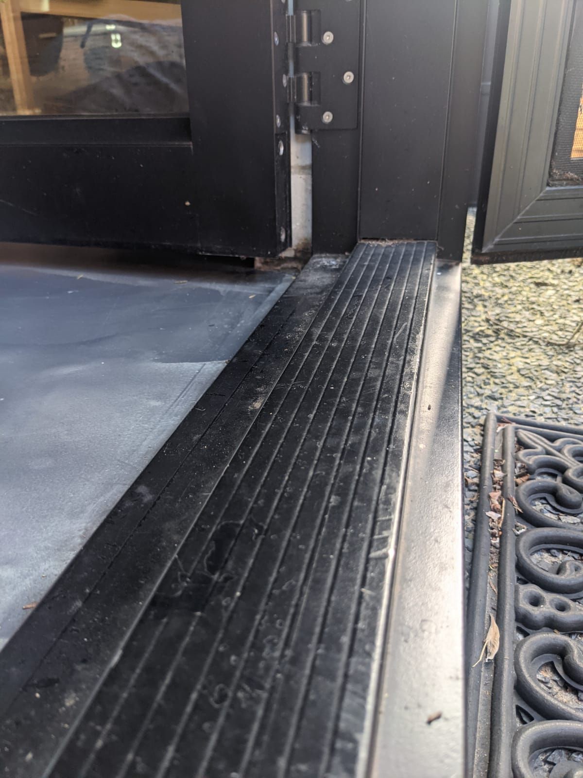 How to fix threshold on metal exterior d... Bunnings community