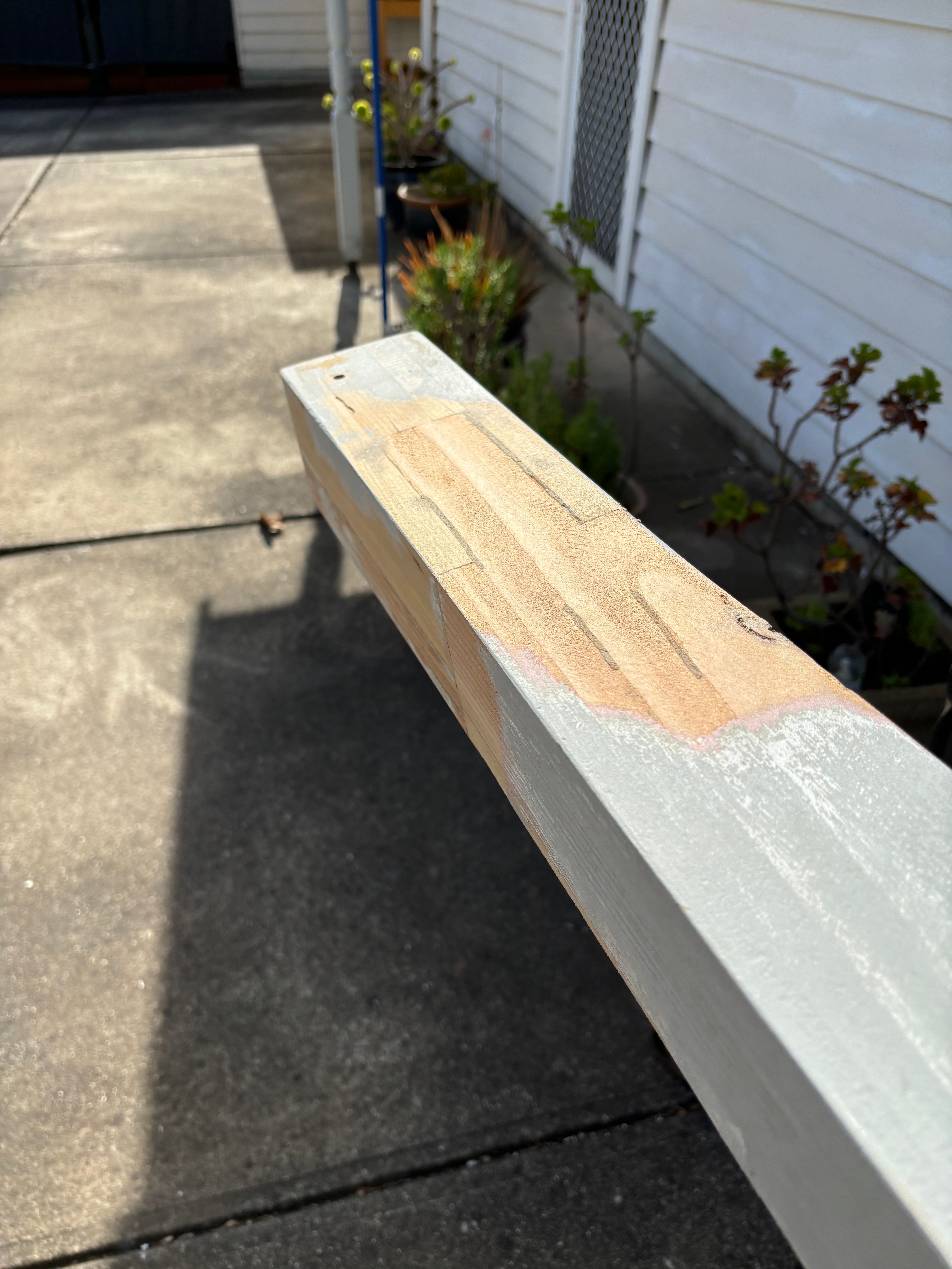 How to repair rotten timber post on deck... Bunnings community
