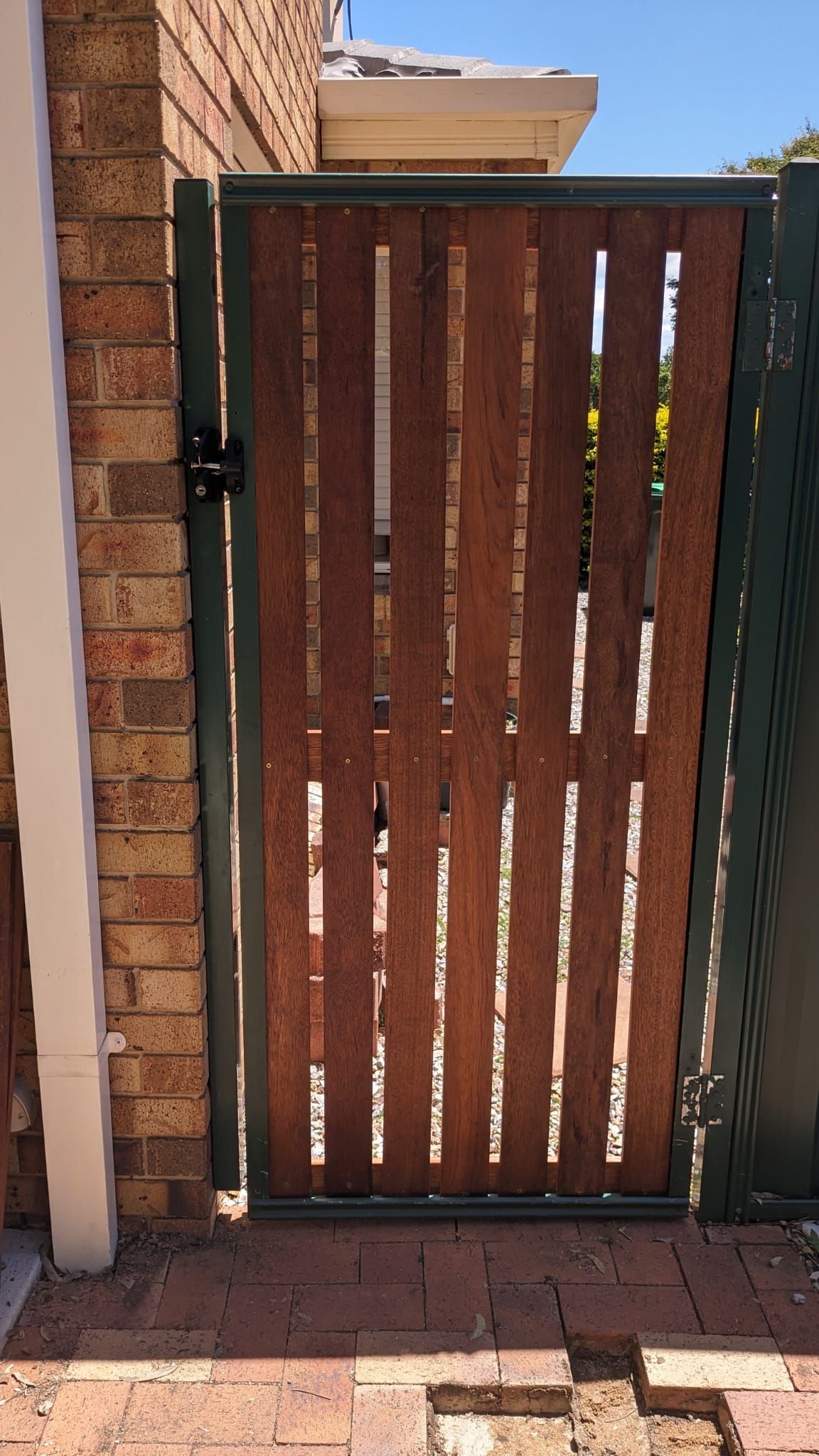 How to cover a Colorbond fence with timb... Bunnings community