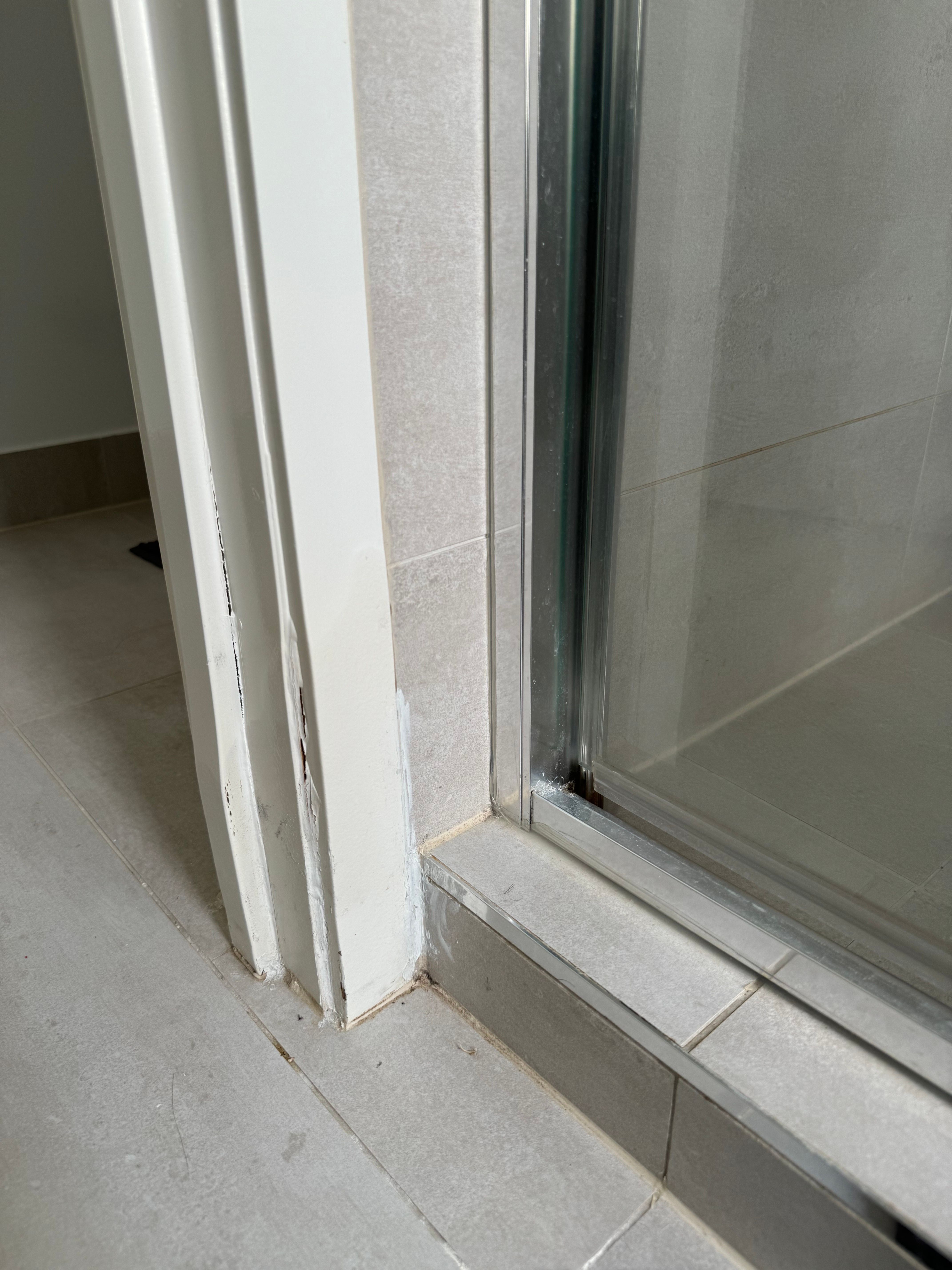 How to fix swollen door frame next to sh... Bunnings community